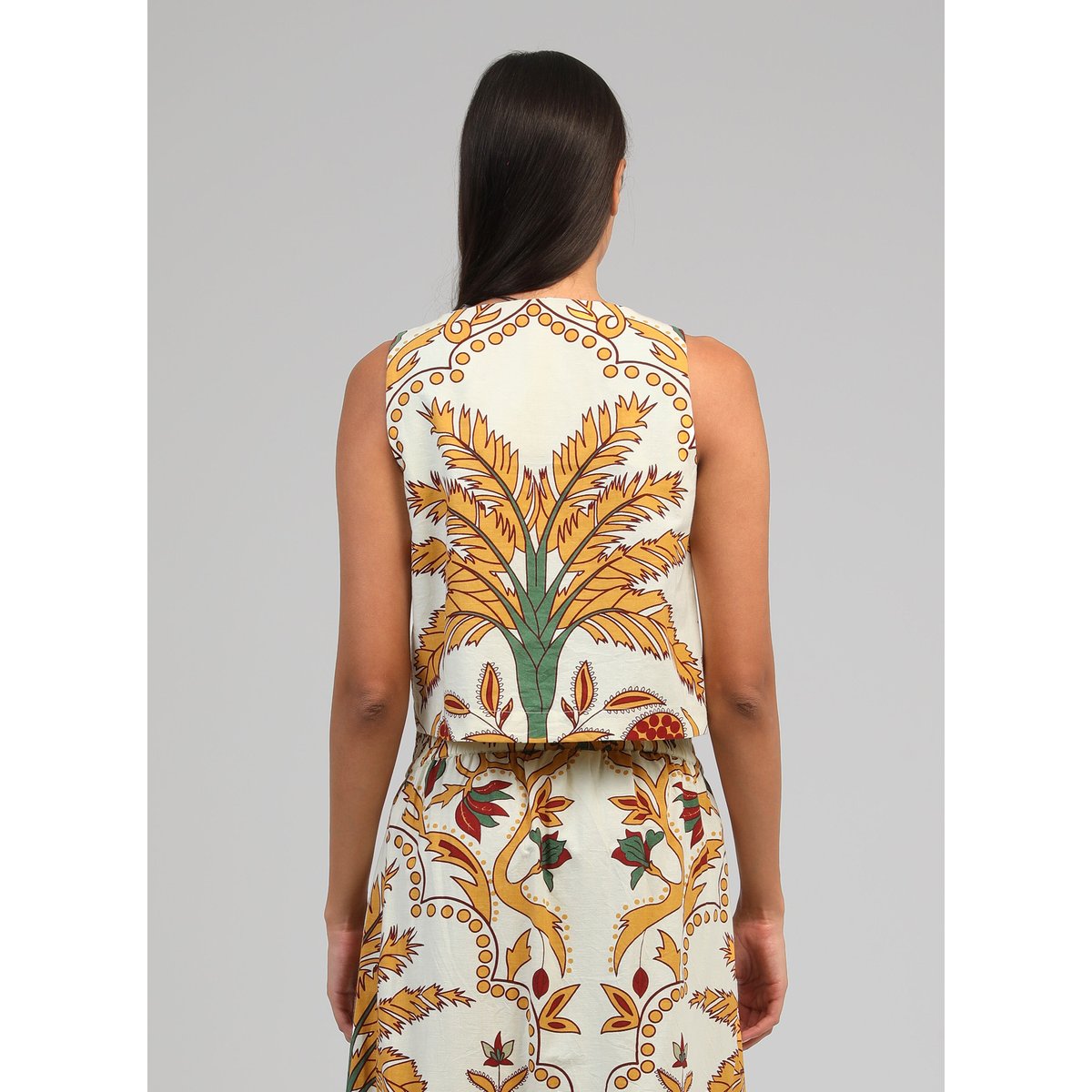 Debardeur SYMALY tropico jaune, AN'GE