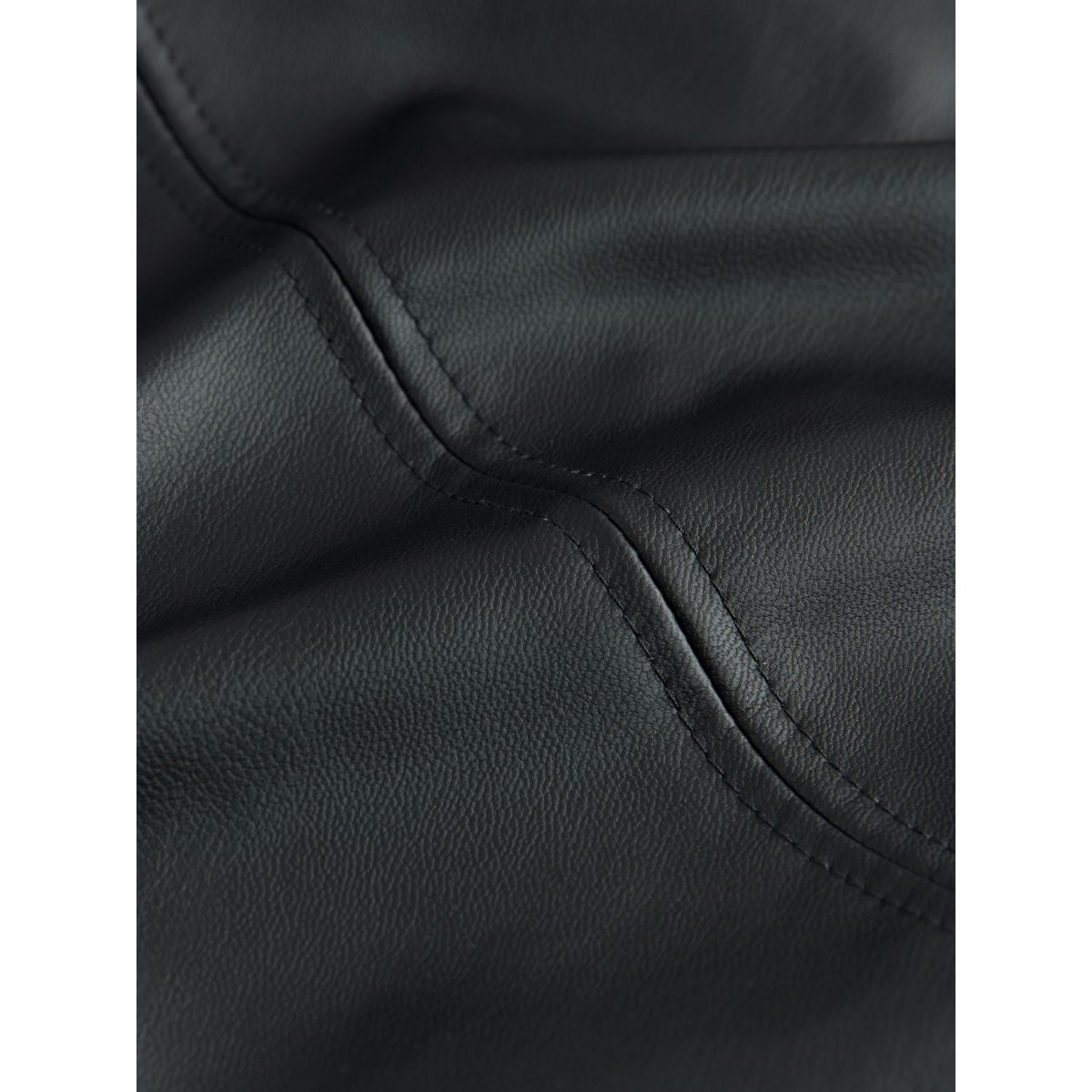 Robe t-shirt en simili cuir noir, NEXT