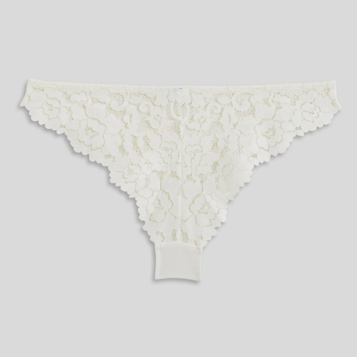 Tanga CAMILLE en dentelle ivoire, MONOPRIX