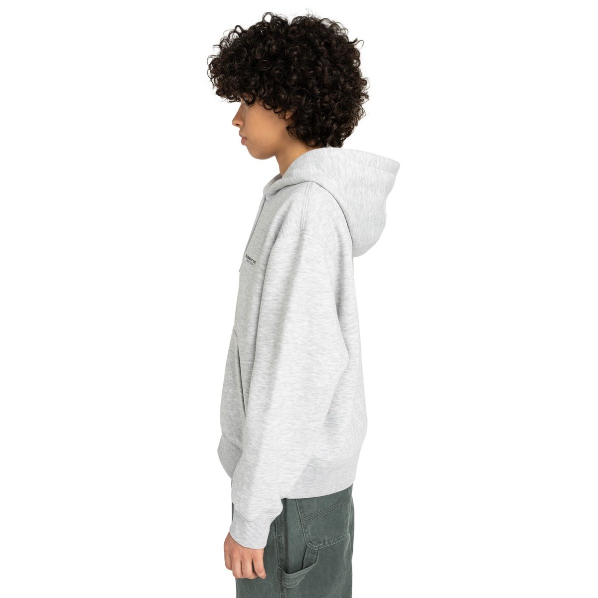 Sweat à capuche ELEMENT CO PO W gris mid grey heather, ELEMENT