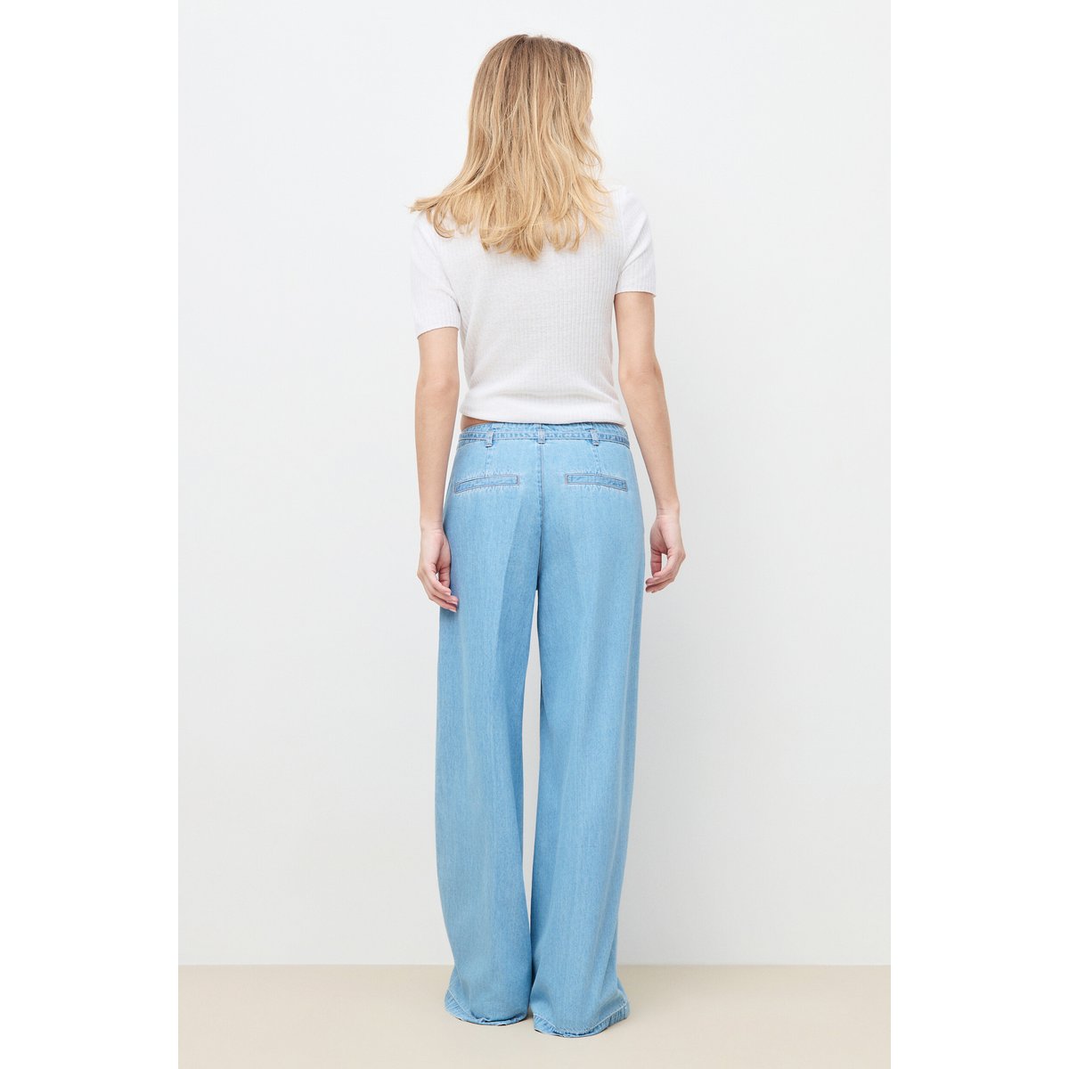Pantalon Palomadenim2 denim baby bleu, CAROLL