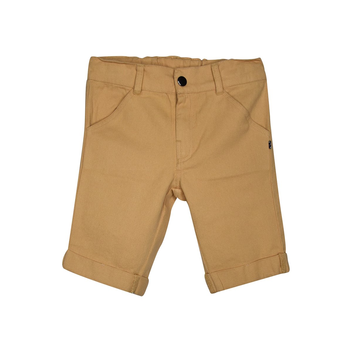 Bermuda layan twill enfant beige, SUCRE D'ORGE