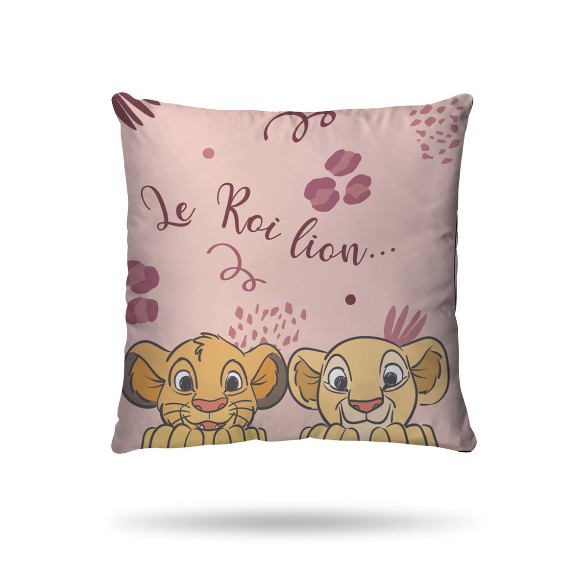 Parure de lit Disney, ROI LION SIMBA NALA rose, DISNEY