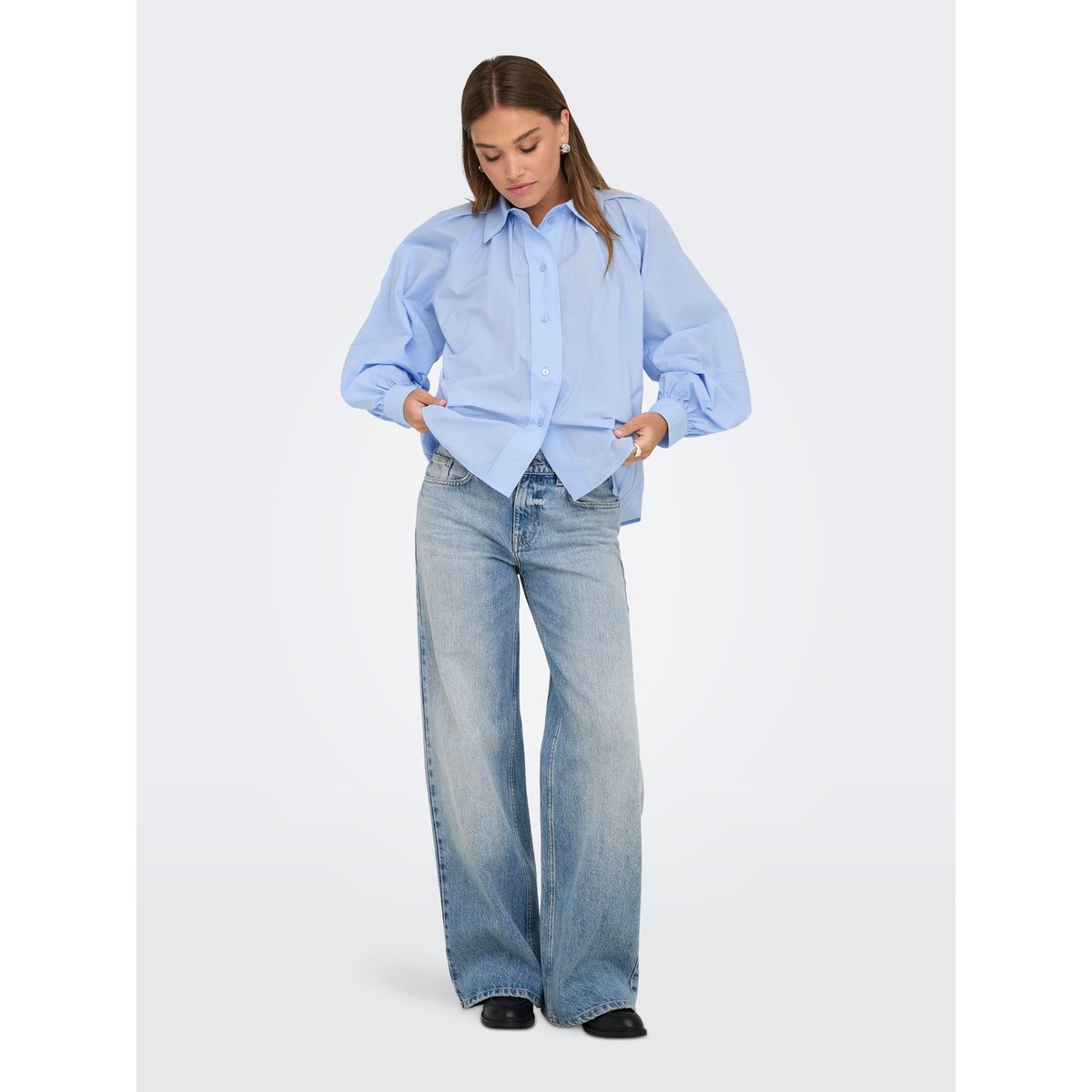 Chemise cashmere blue 1, ONLY