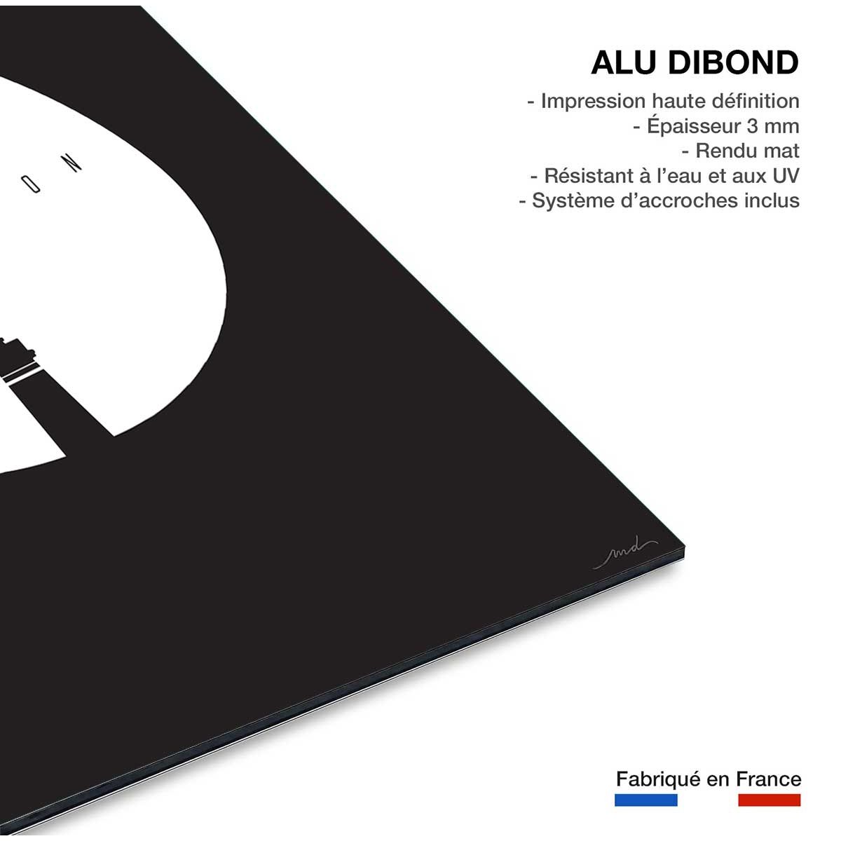 Tableau minimal capbreton tableau alu dibond, HEXOA