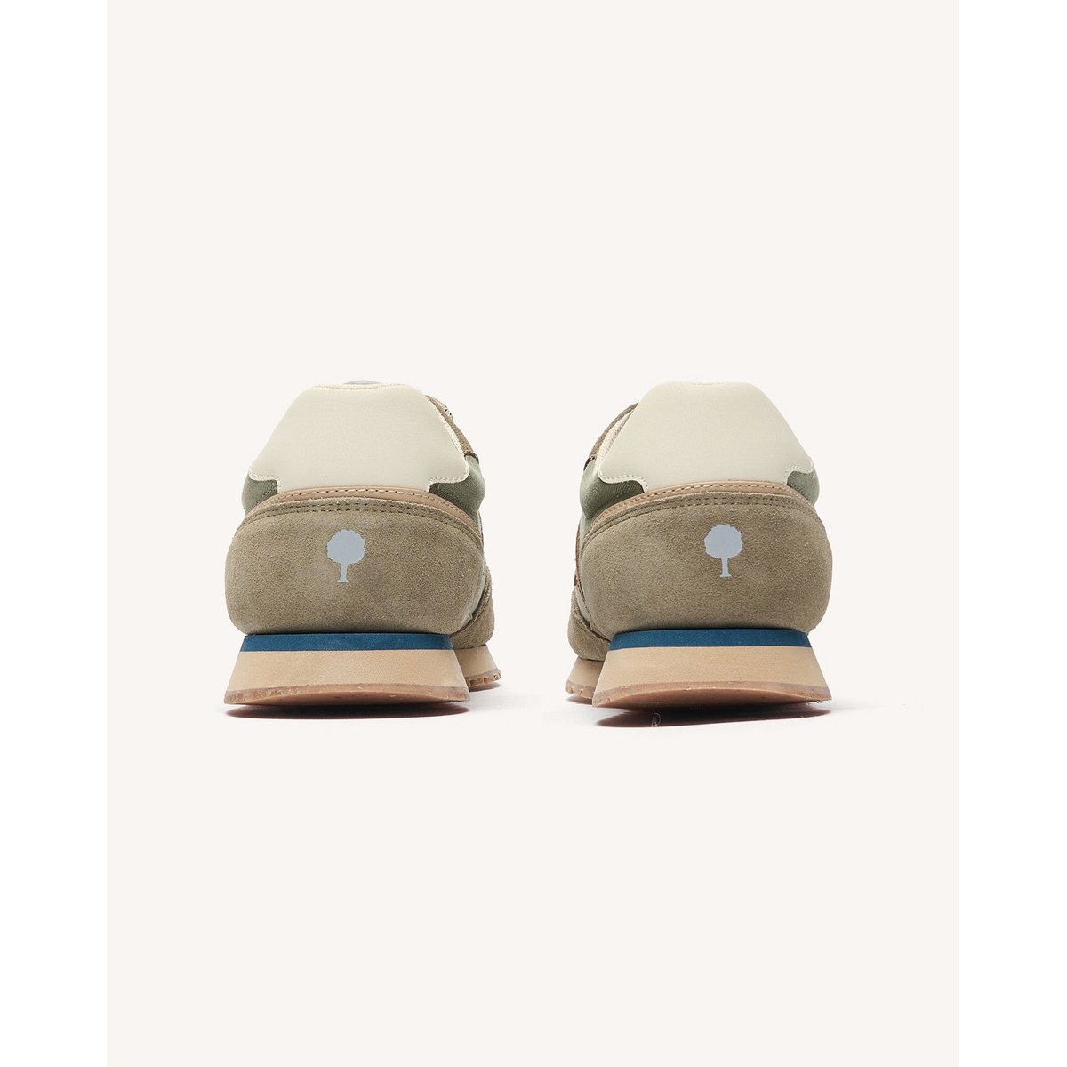 Running tissu suede ELM kaki foncé, FAGUO