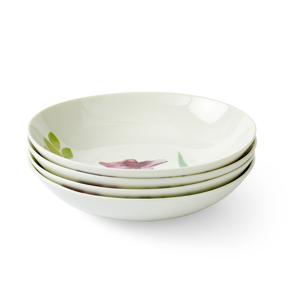 Set of 4 Water Garden Pasta Bowls multi-coloured, PORTMEIRION