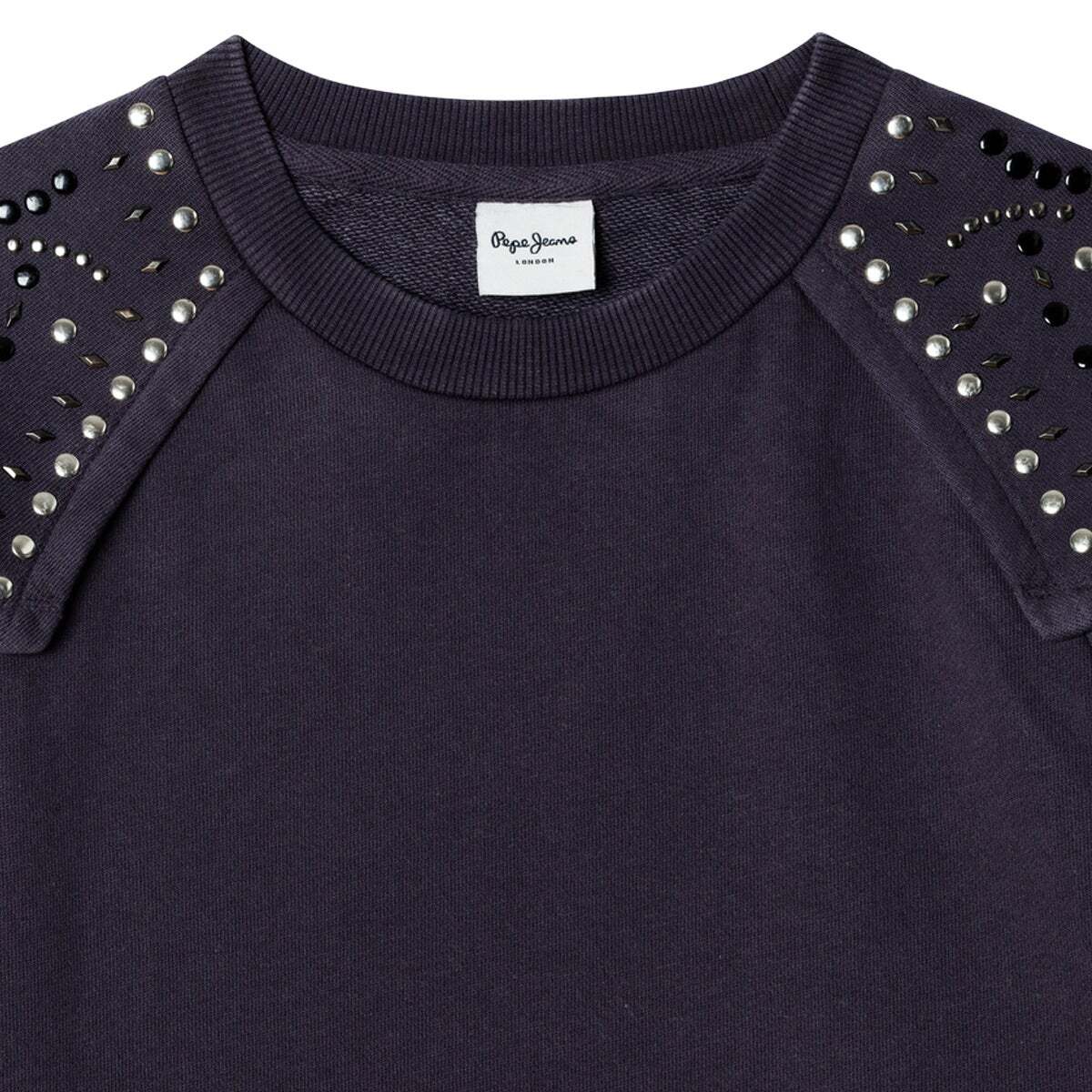 Robe Courte Drapée gris cendre, PEPE JEANS