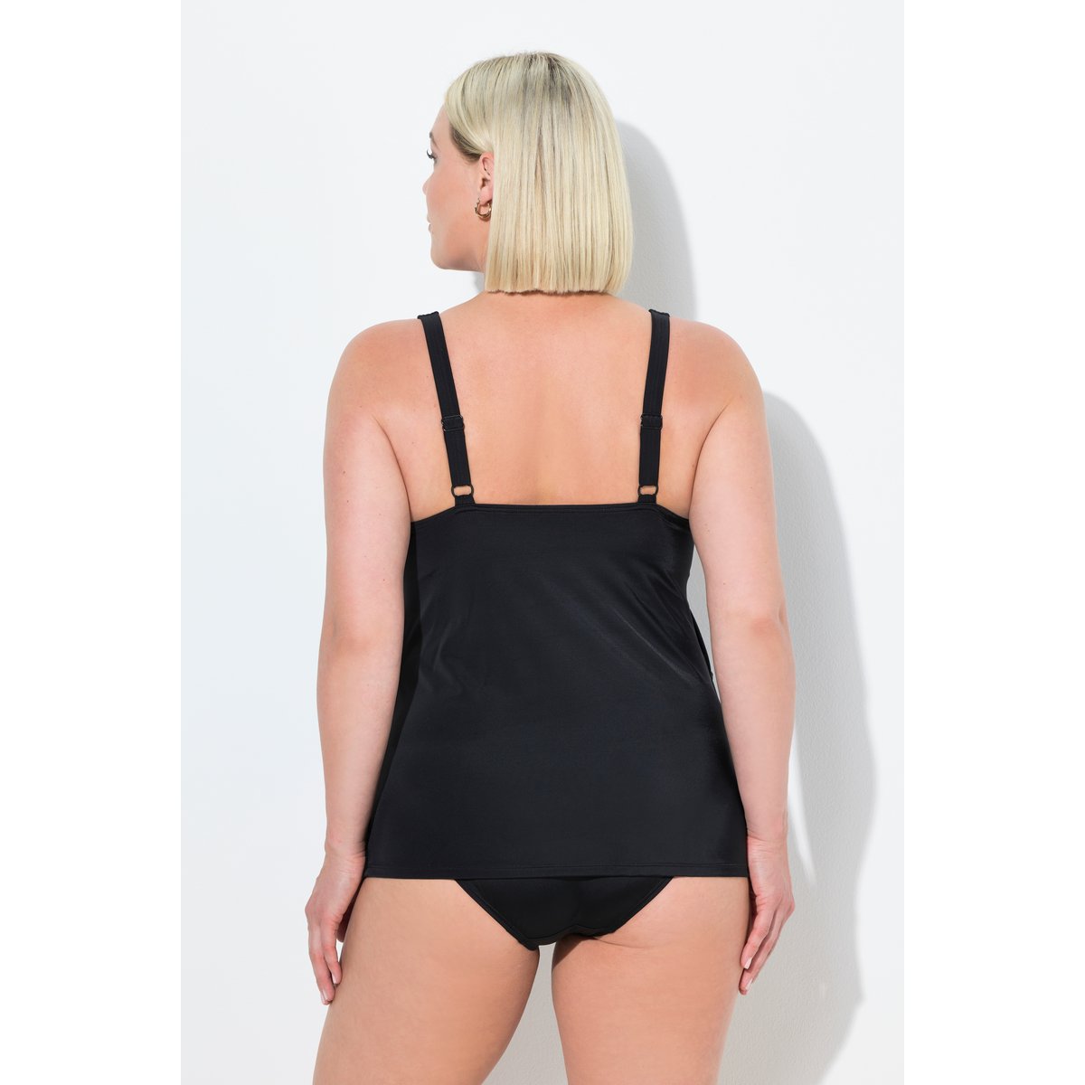 Tankini à volants, bonnets souples noir, ULLA POPKEN