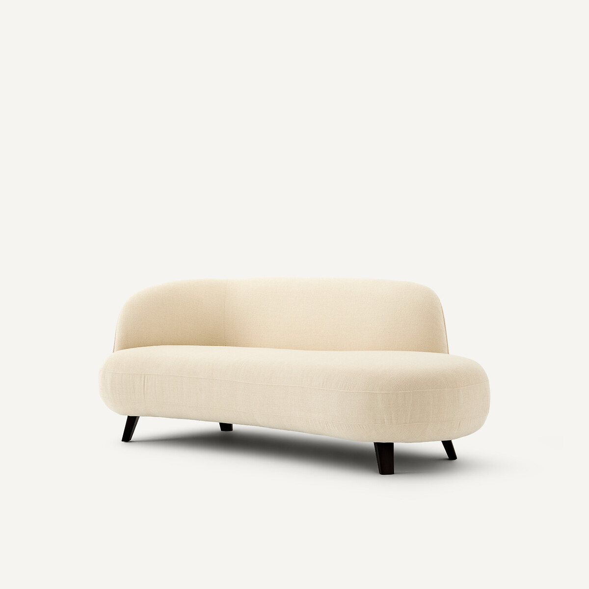 Canapé dormeuse droite, en polyester, ROSEBURY ivoire, EMMANUEL GALLINA X AM.PM