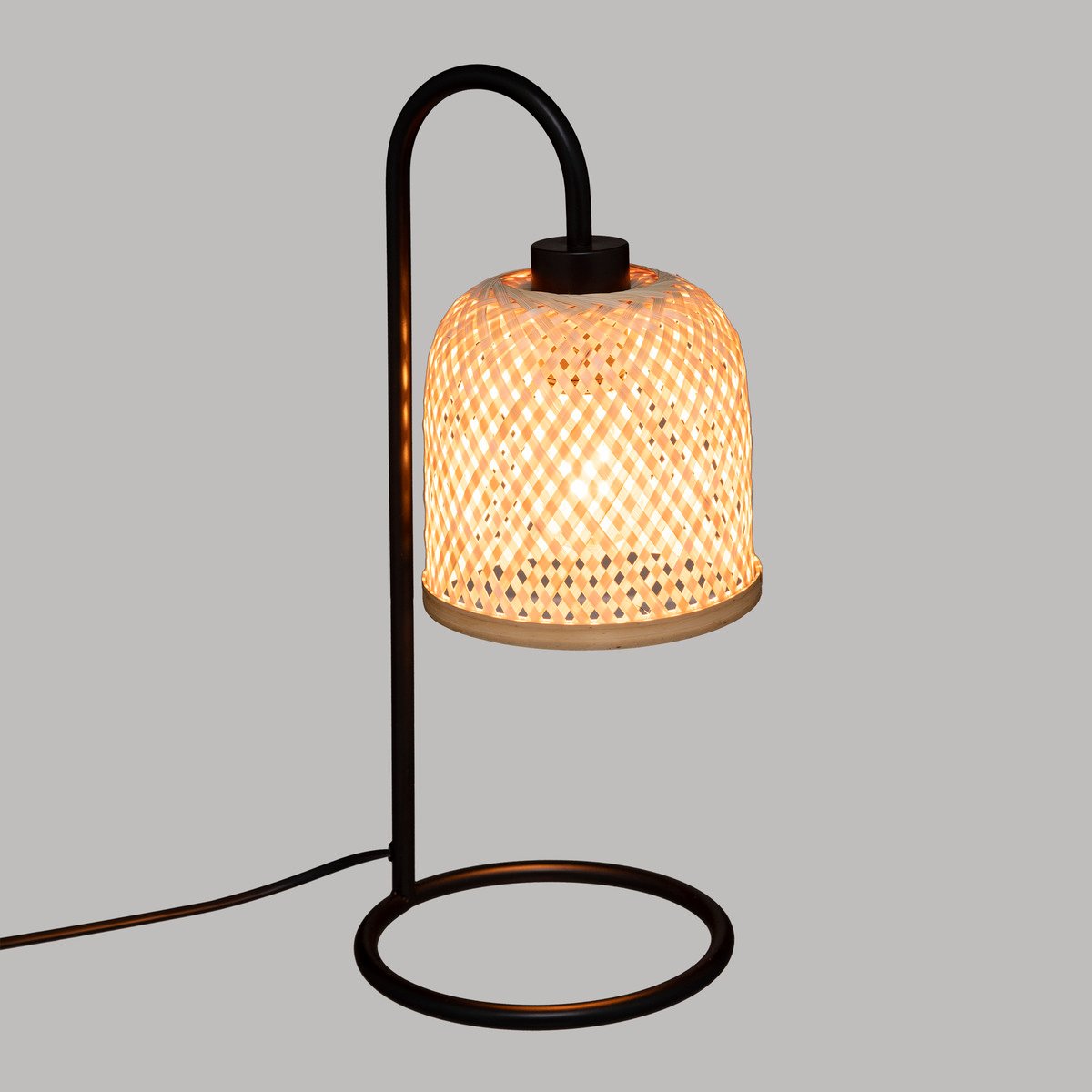 Lampe droite Ali H43,5cm Beige beige, ATMOSPHERA