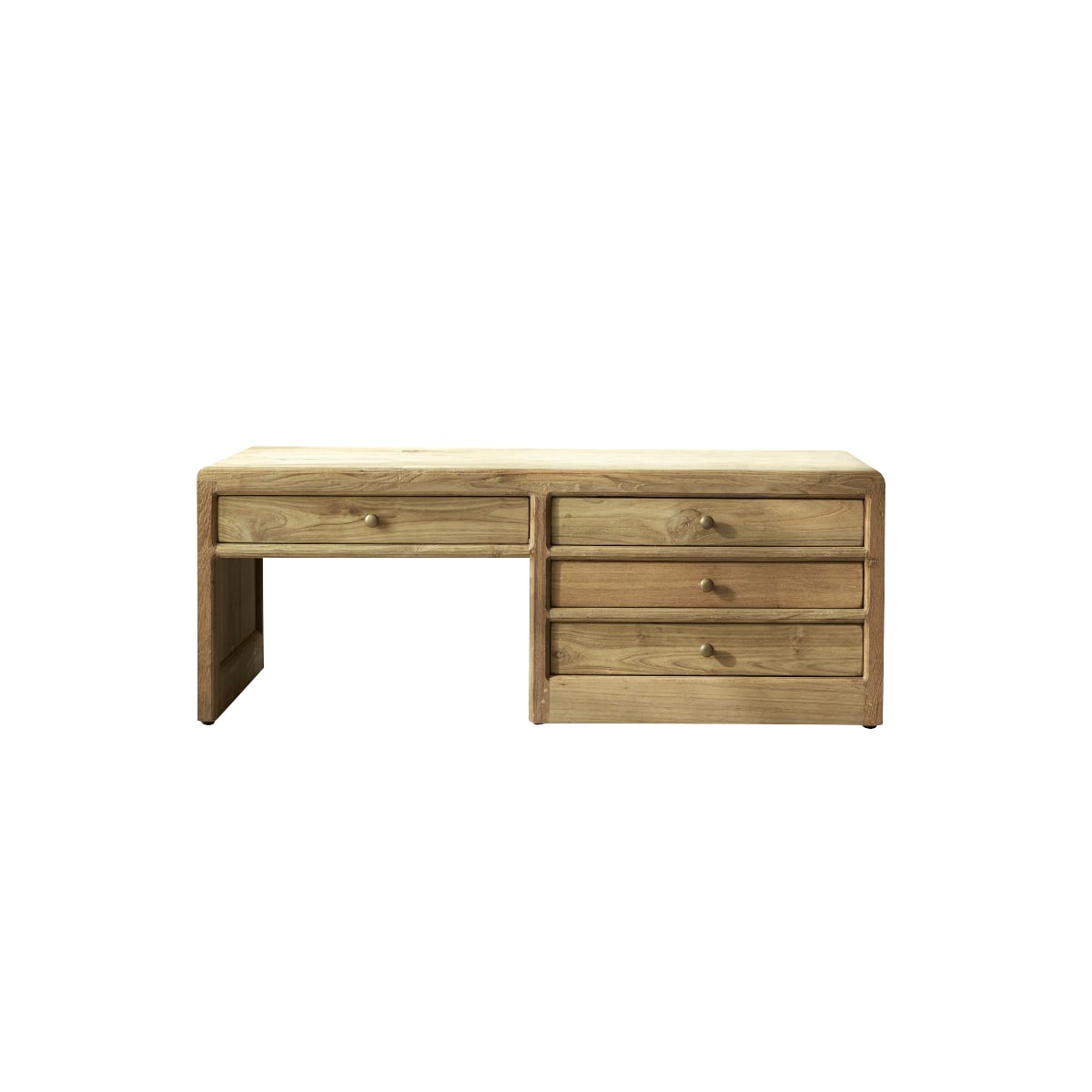 Table basse en Teck massif, ISSA naturel, TIKAMOON