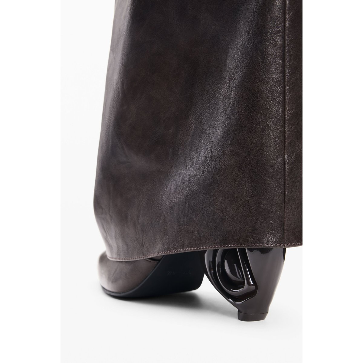 Bottes effet cuir marron, DESIGUAL