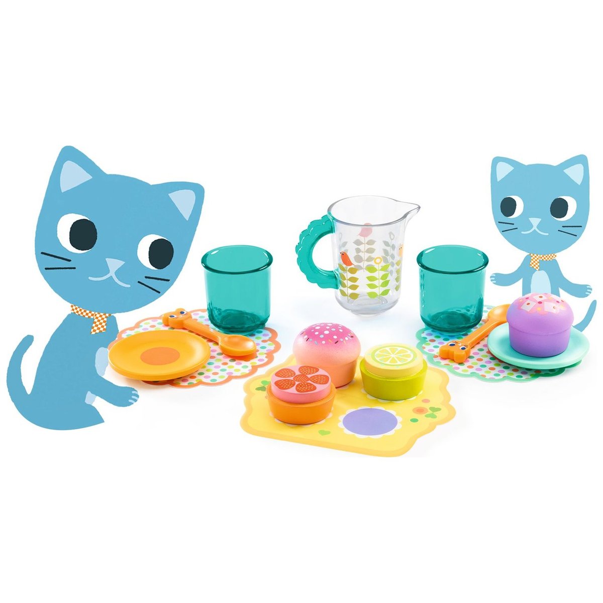 Jeu d'imitation Goûter des chatons multicolore, DJECO