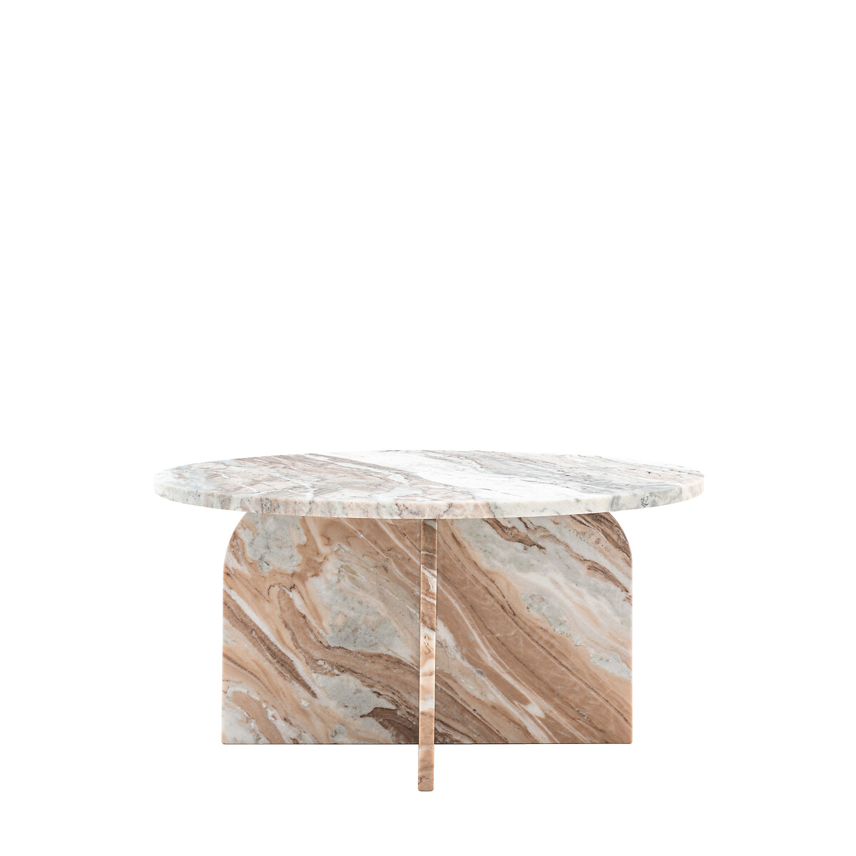 Addison Sculptural Marble Coffee Table natural, ÉDITÉ