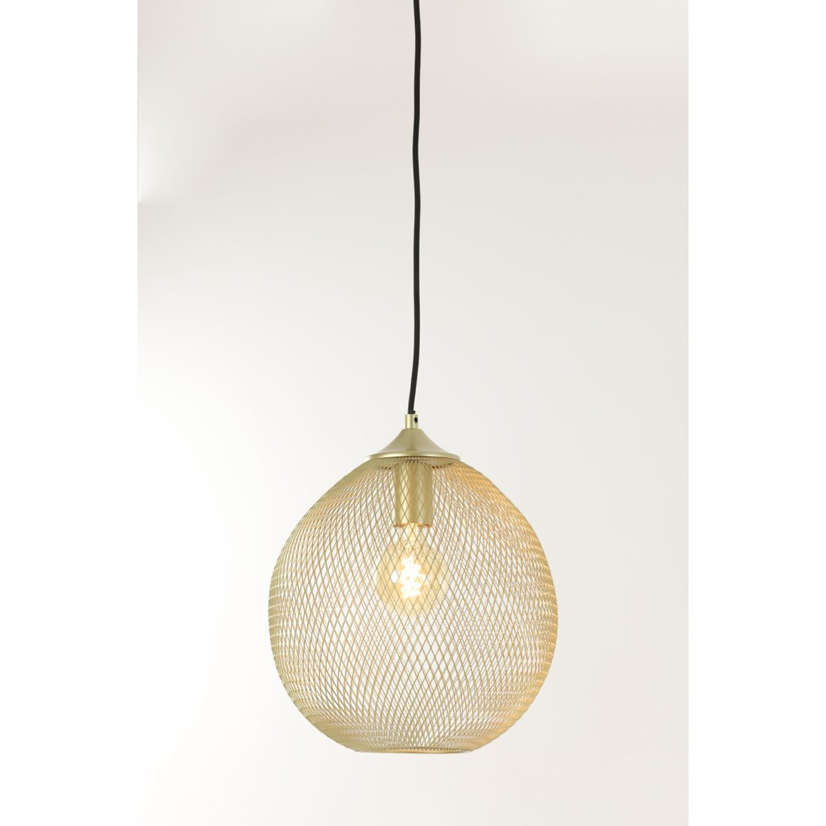 Suspension Métal MOROC or clair, LIGHT & LIVING
