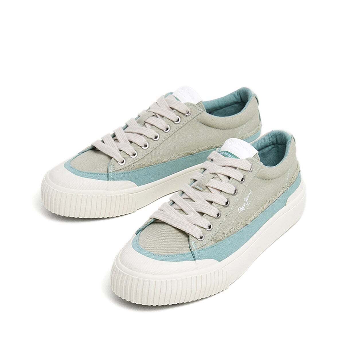 Baskets Basiques vert clair, PEPE JEANS