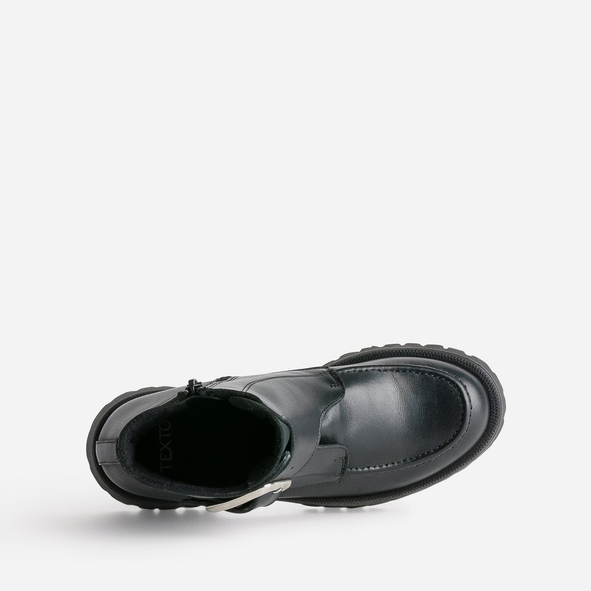 Boots en cuir ABELLA noir, TEXTO