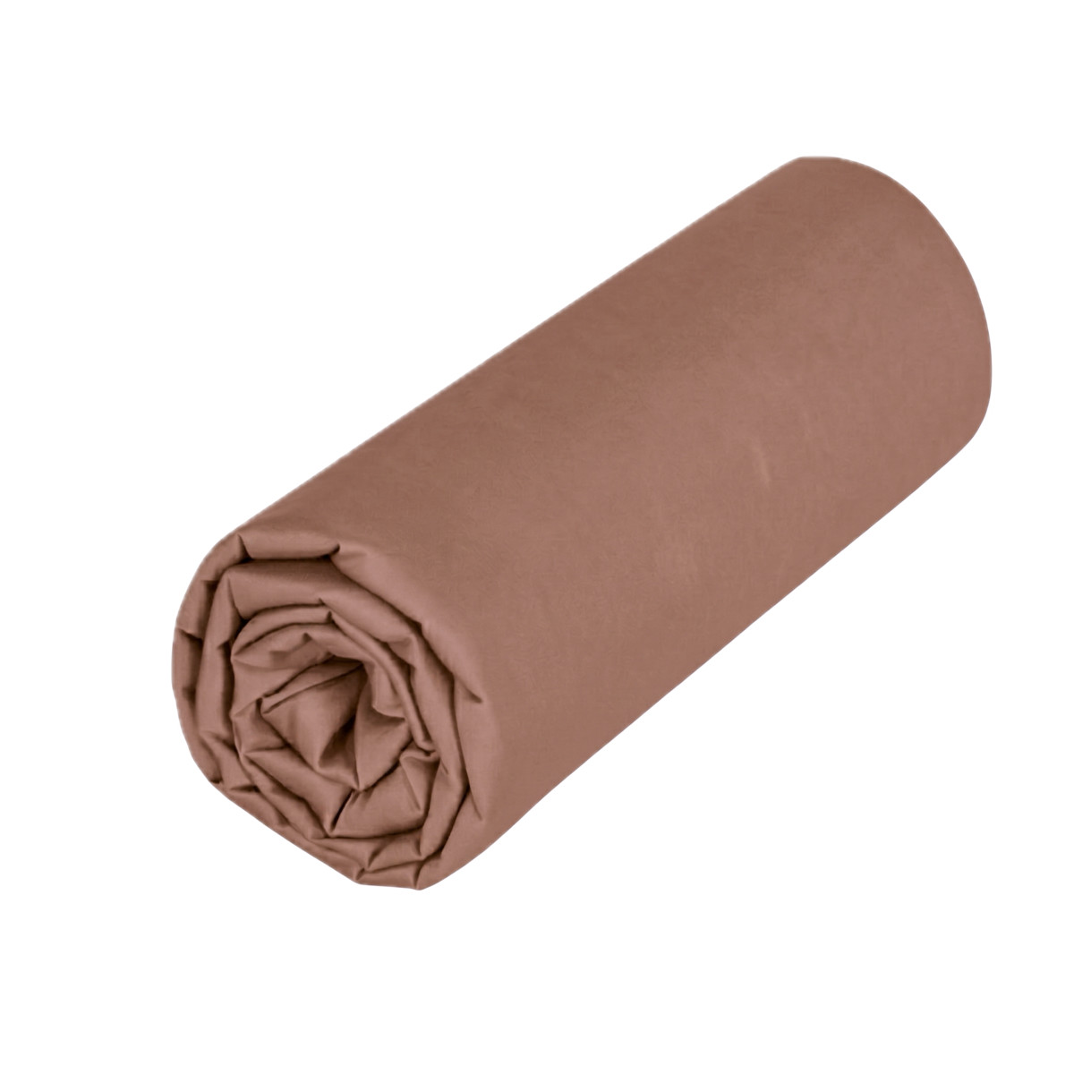 Drap Housse Uni Percale De Coton - UNIS PERCALE miel, TRADITION DES VOSGES