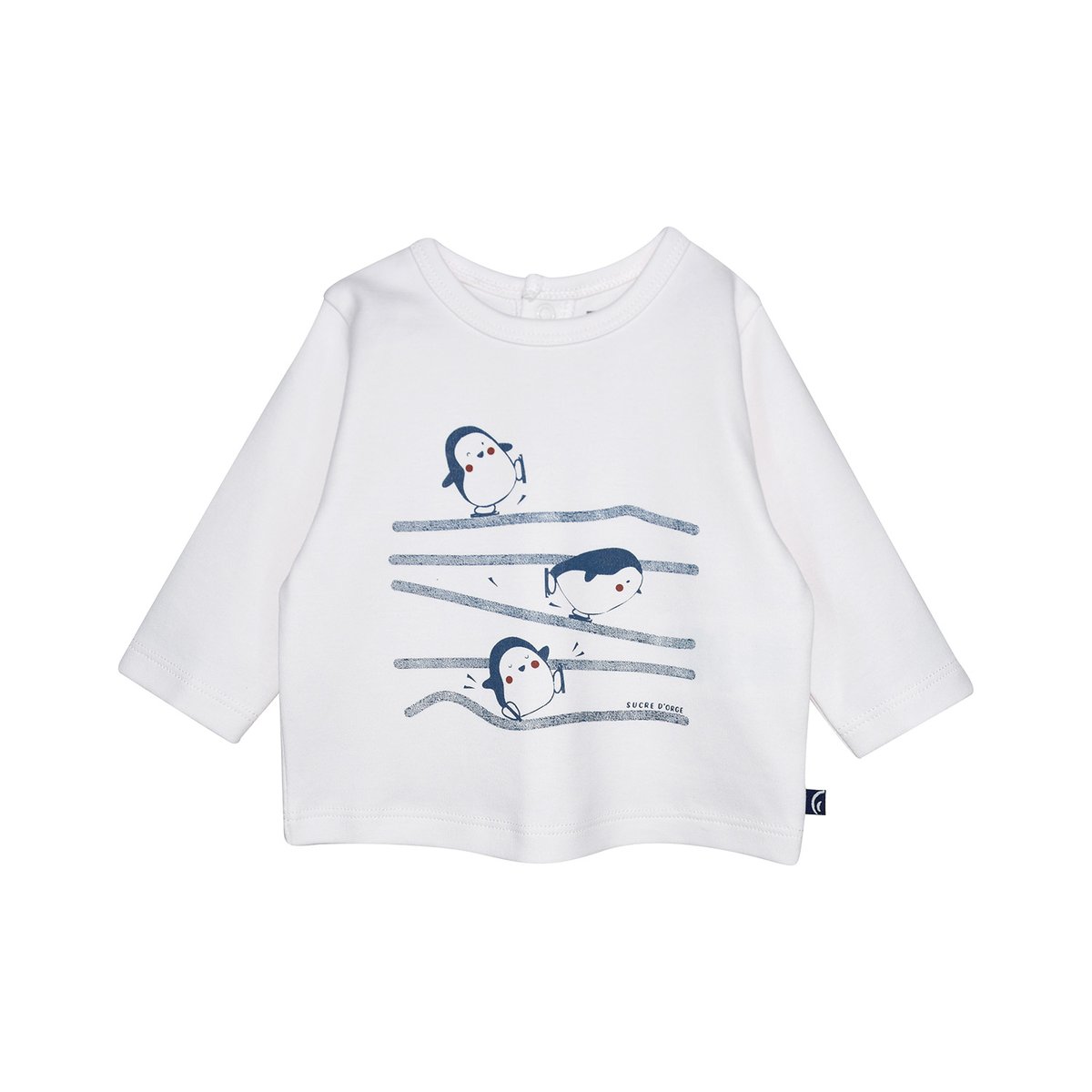 Ensemble tshirt manches longues pantalon bavoir paco beige, SUCRE D'ORGE