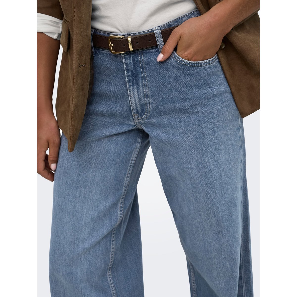 Jean À Jambe Large medium blue denim, JDY