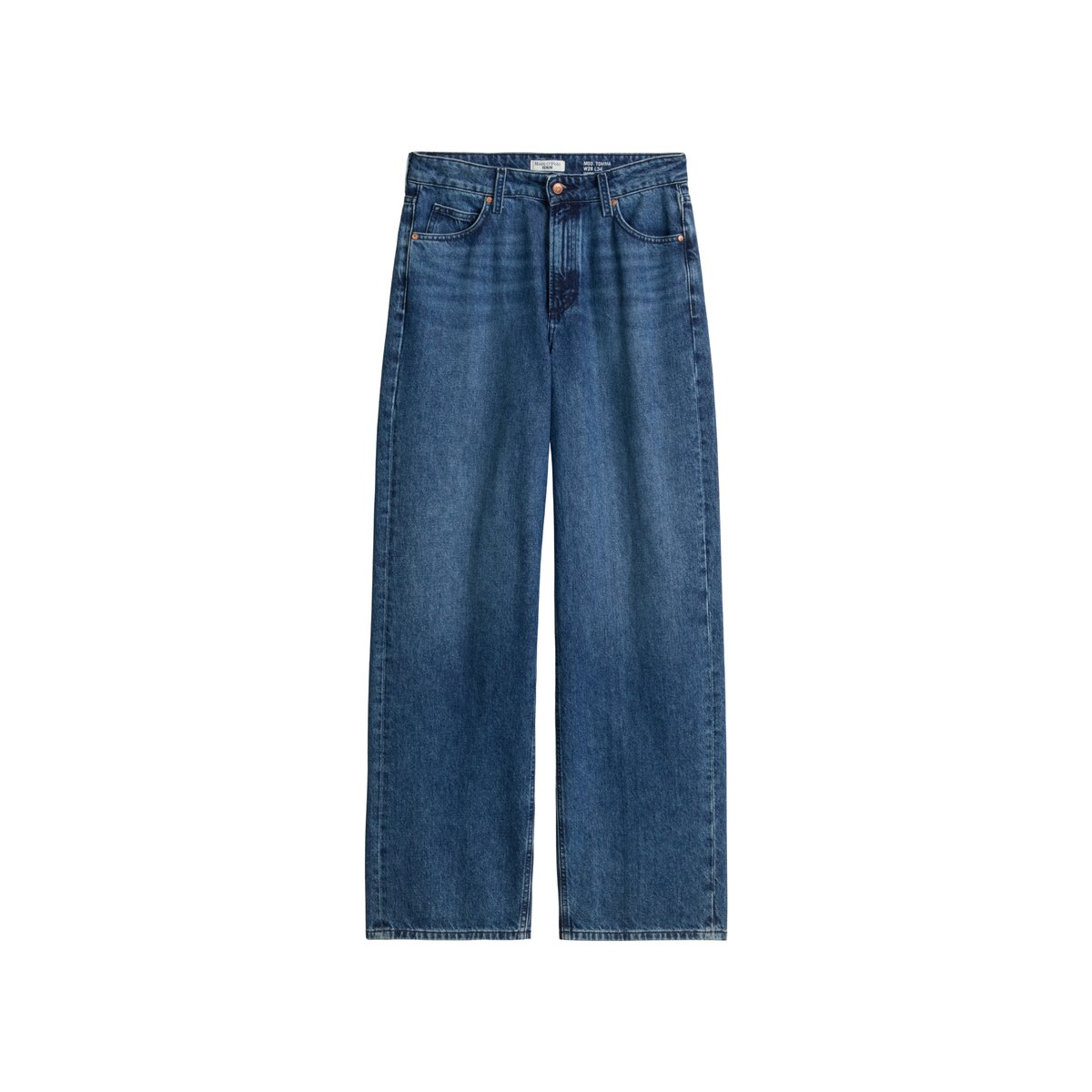 Jeans modèle Tomma large en coton sans stretch bleu, MARC O’POLO DENIM