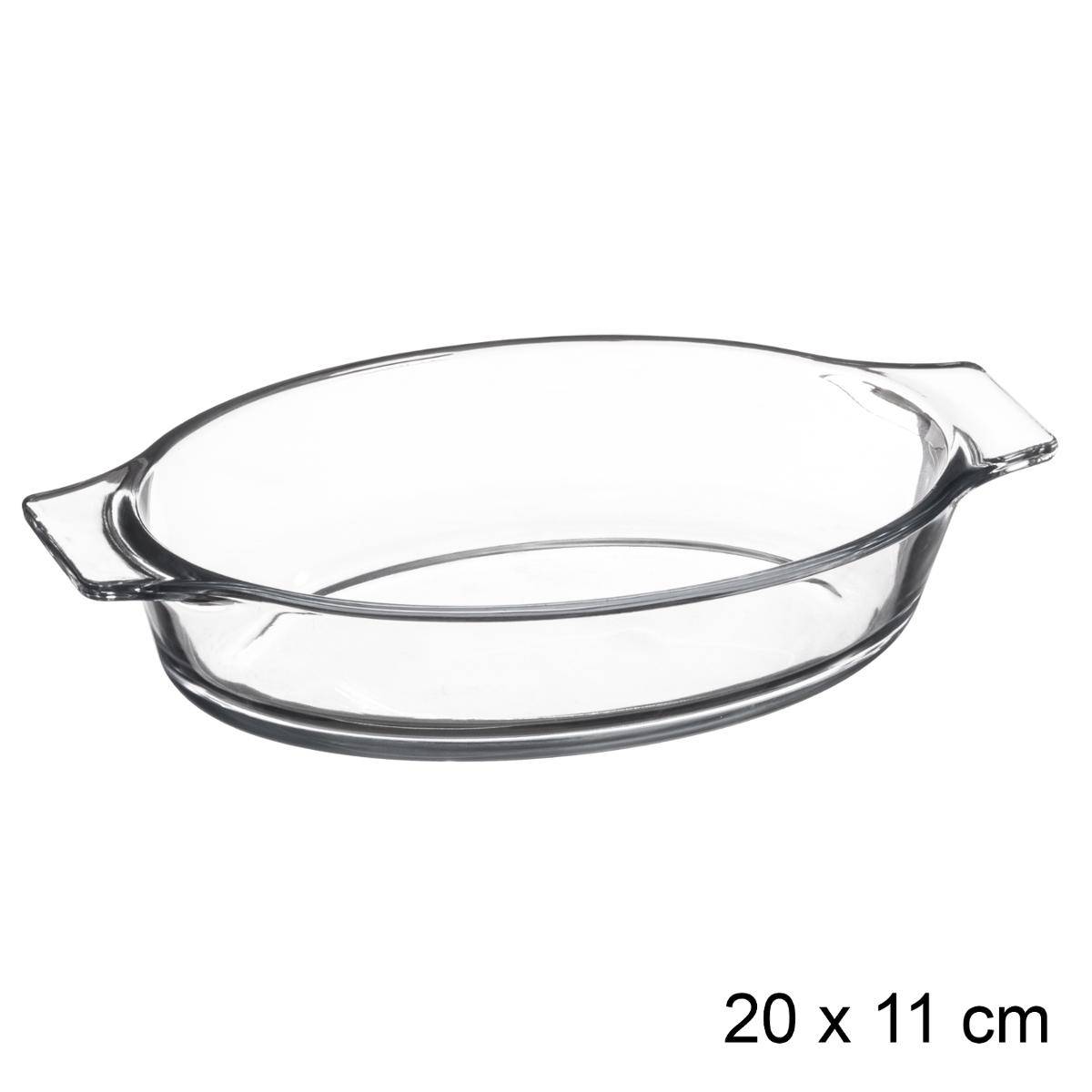 Petits plats ovales Verre ESSENTIELS transparent, 5FIVE SIMPLY SMART