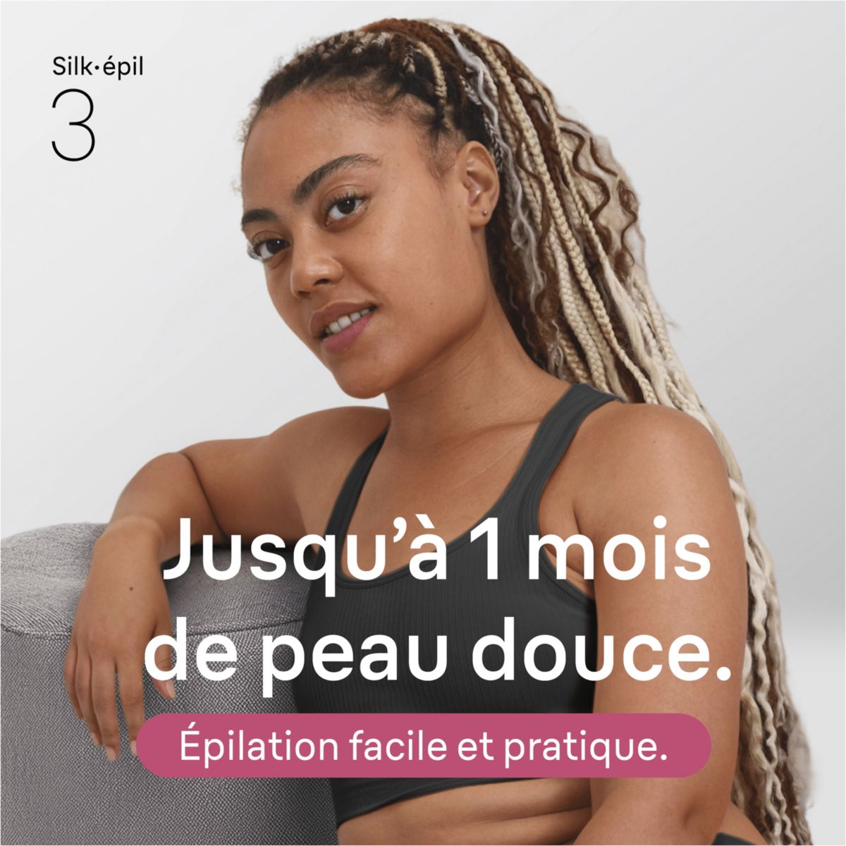 Epilateur électrique Silk-épil SE3 3-202 couleur unique, BRAUN