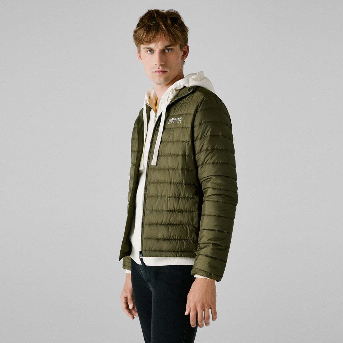 Red Bull Racing Doudoune Avec Logo Imprimé vert militaire, PEPE JEANS