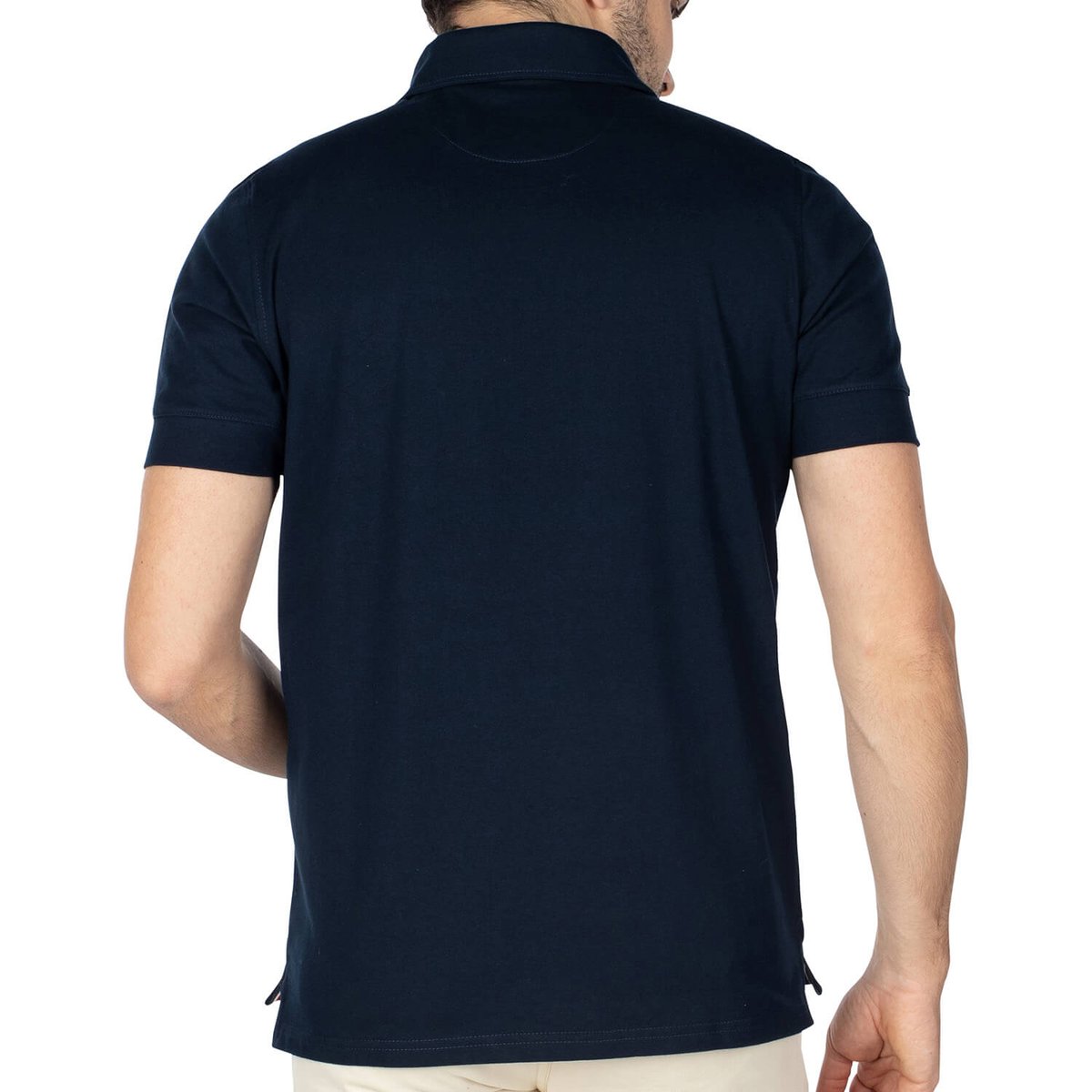 Polo basic ecusson RUGBY navy, SHILTON