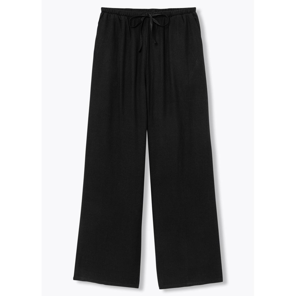 Pantalon large et fluide noir, PROMOD