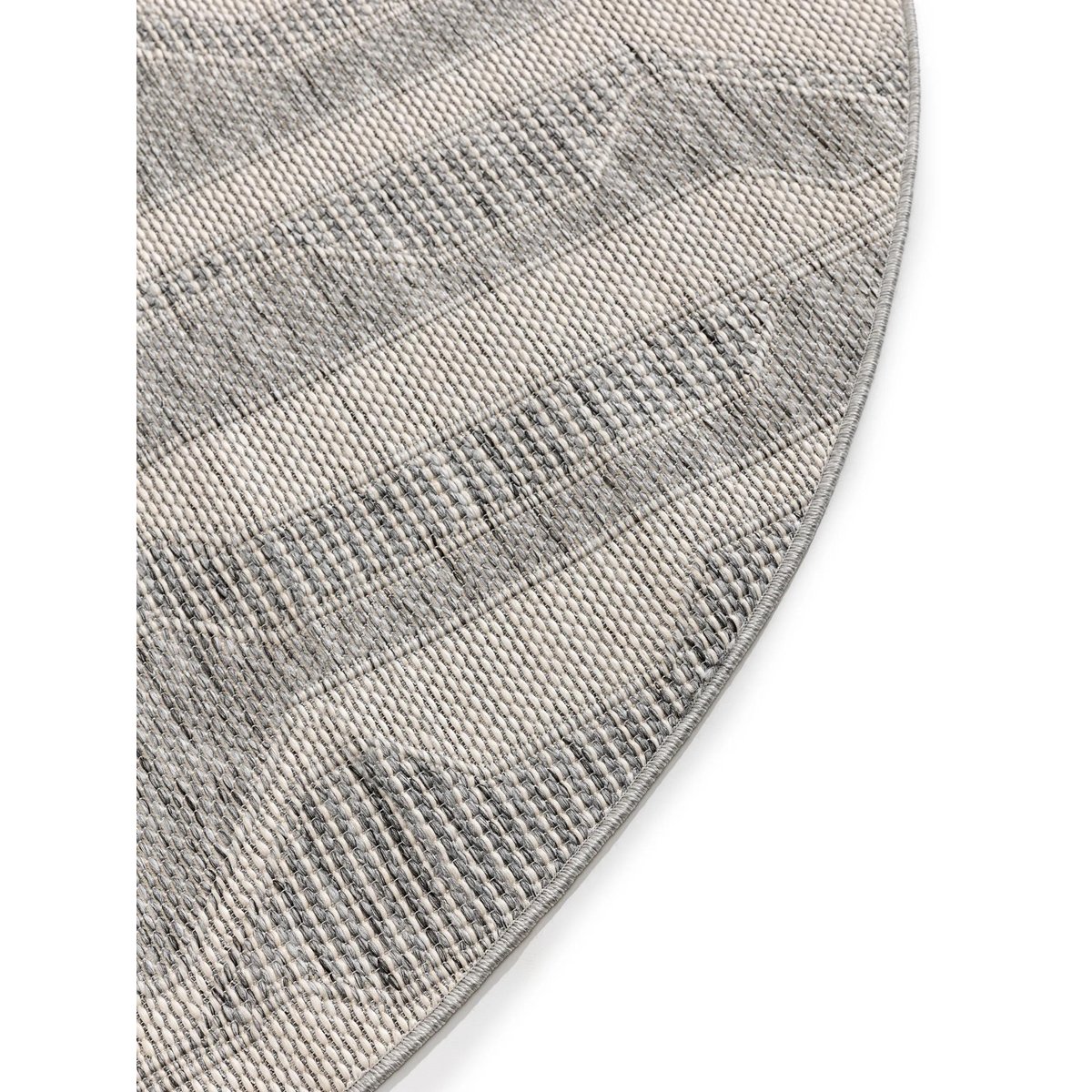 Tapis rond d'extérieur & intérieur BRONCO gris, BENUTA 