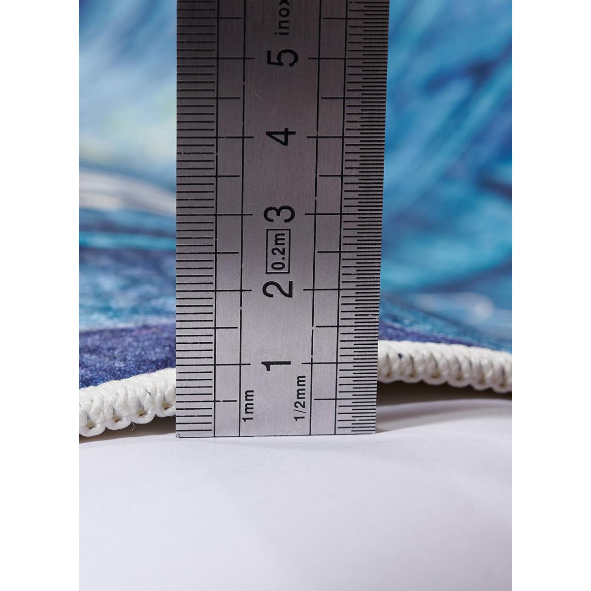Tapis enfant tissé JUNGLE bleu, UN AMOUR DE TAPIS
