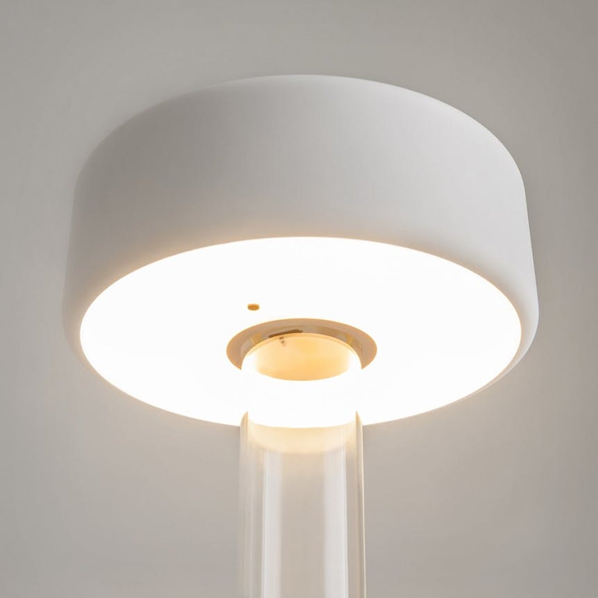 Lampe d'appoint sans fil avec vase ALMA blanc, PIER IMPORT