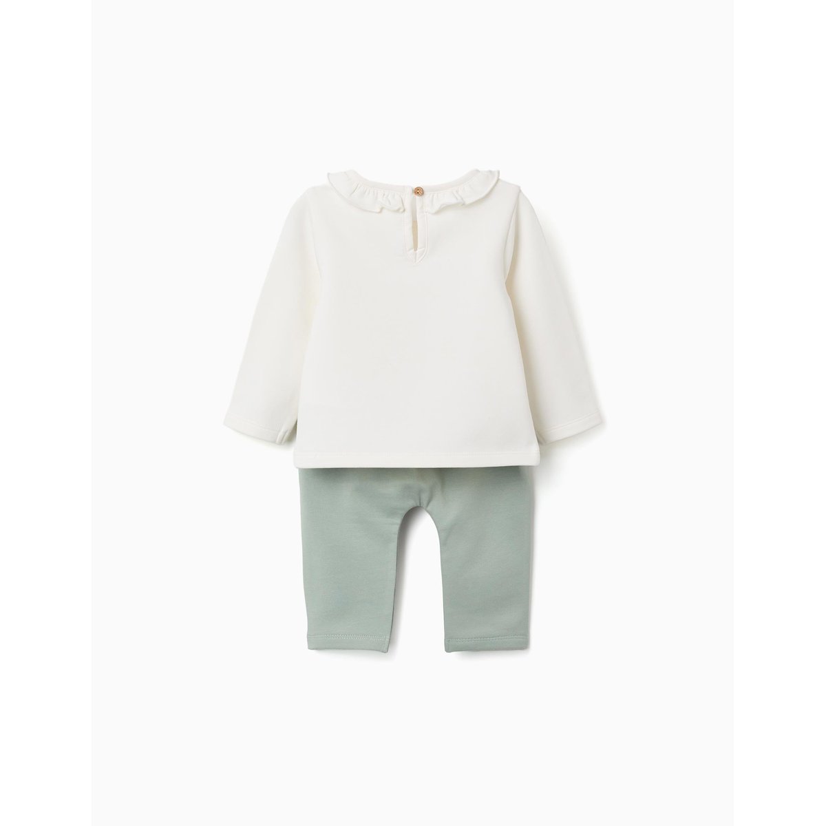 Ensemble en coton peigné avec imprimé Marie blanc, ZIPPY