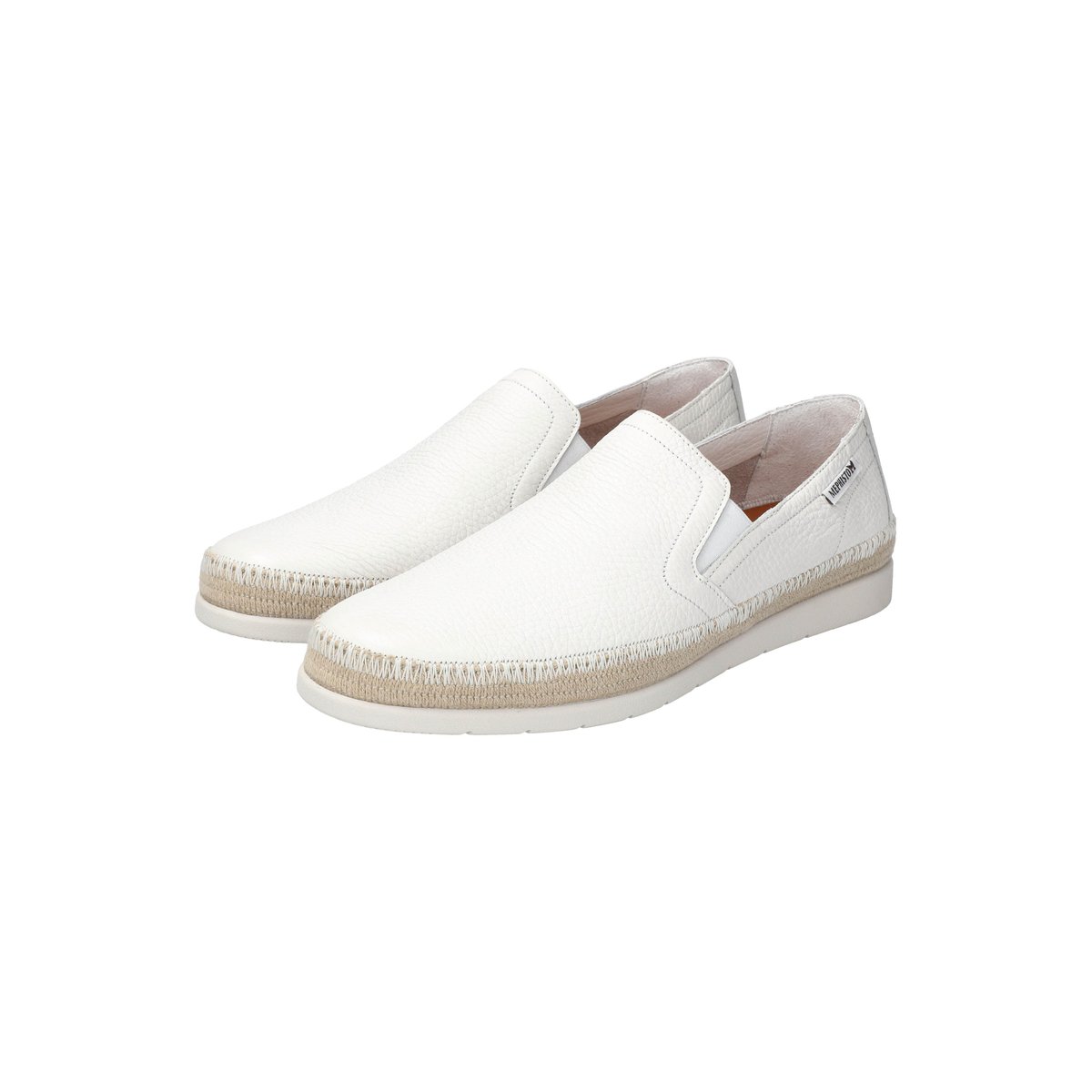 Baskets en cuir VOLKER blanc 5142, MEPHISTO