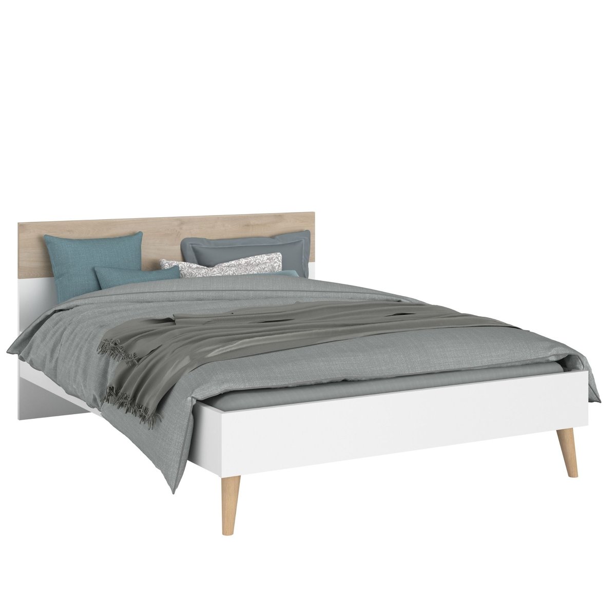 Lit scandinave - GABY blanc, TERRE DE NUIT