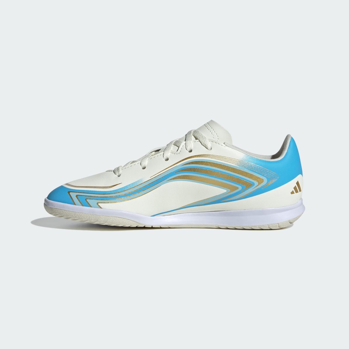 Chaussure De Football F50 Messi Club Indoor Enfants Chaussure De Football F50 Messi Club Indoor Enfants ivory / semi blue burst / icey blue, adidas Performance