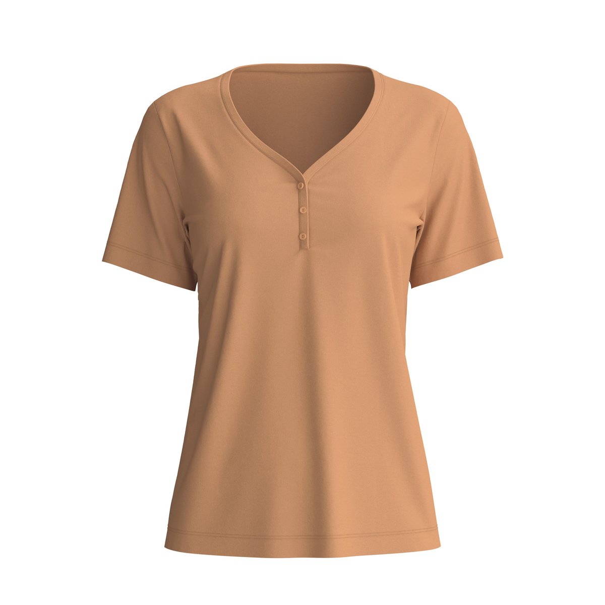 manches courtes Coton SLEEP OVER M&M almond brown, CALIDA