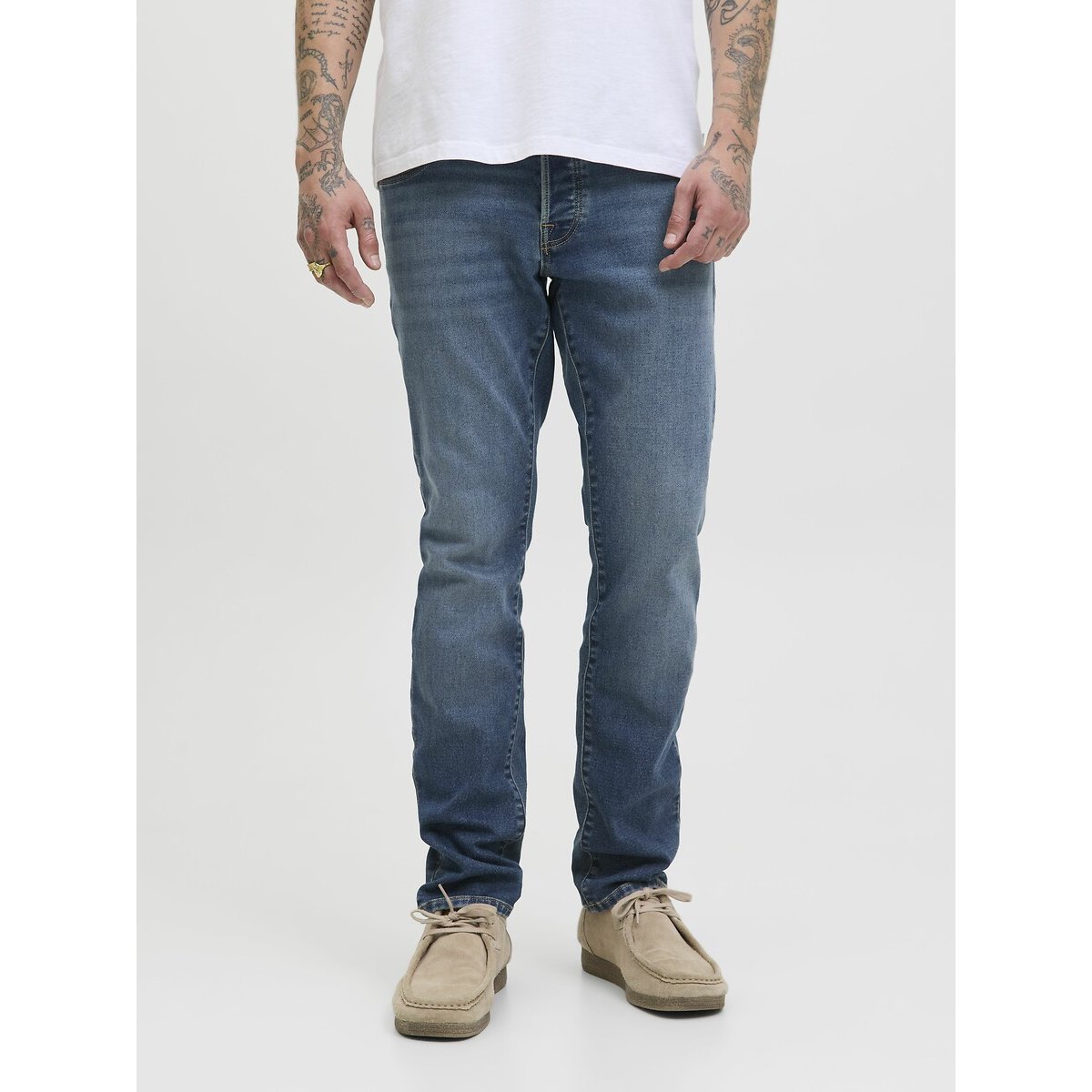 Jeans slim Glenn bleu denim, JACK & JONES