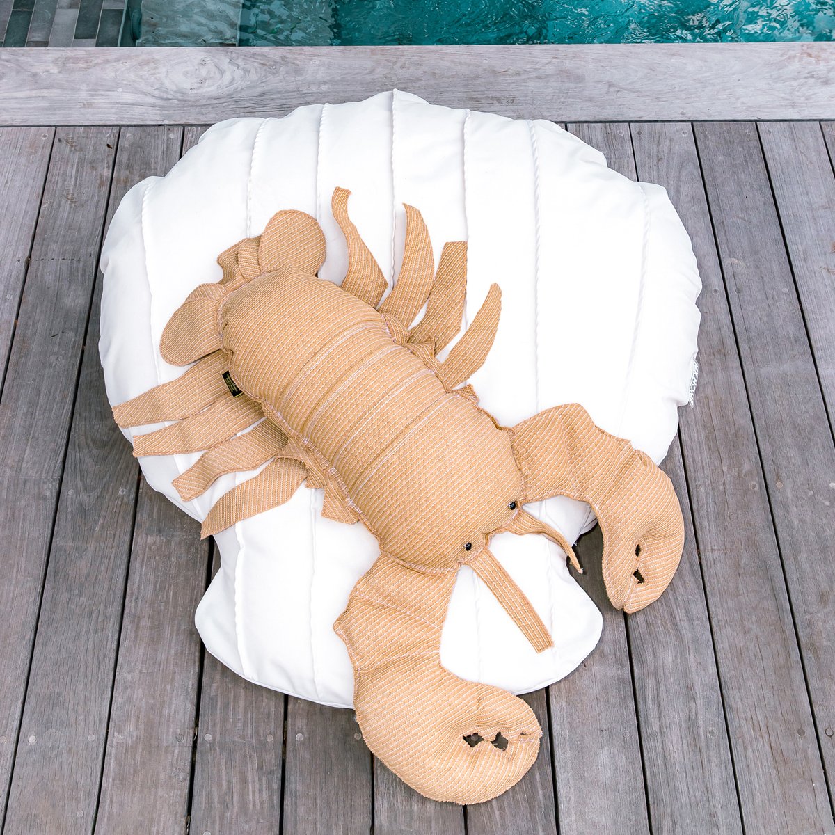 Coussin extérieur homard beige, MX HOME