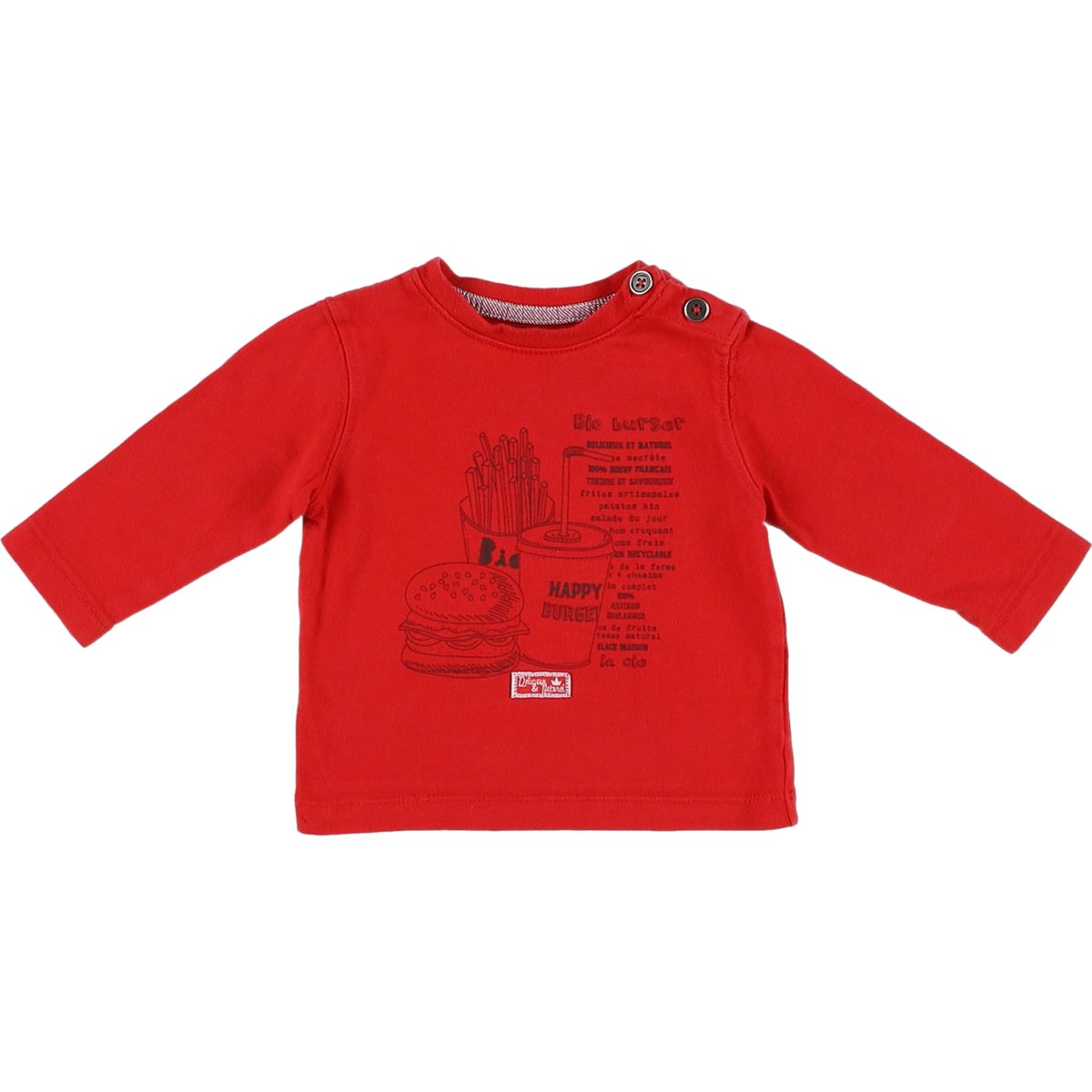 T-shirt - Très bon état rouge, LA COMPAGNIE DES PETITS