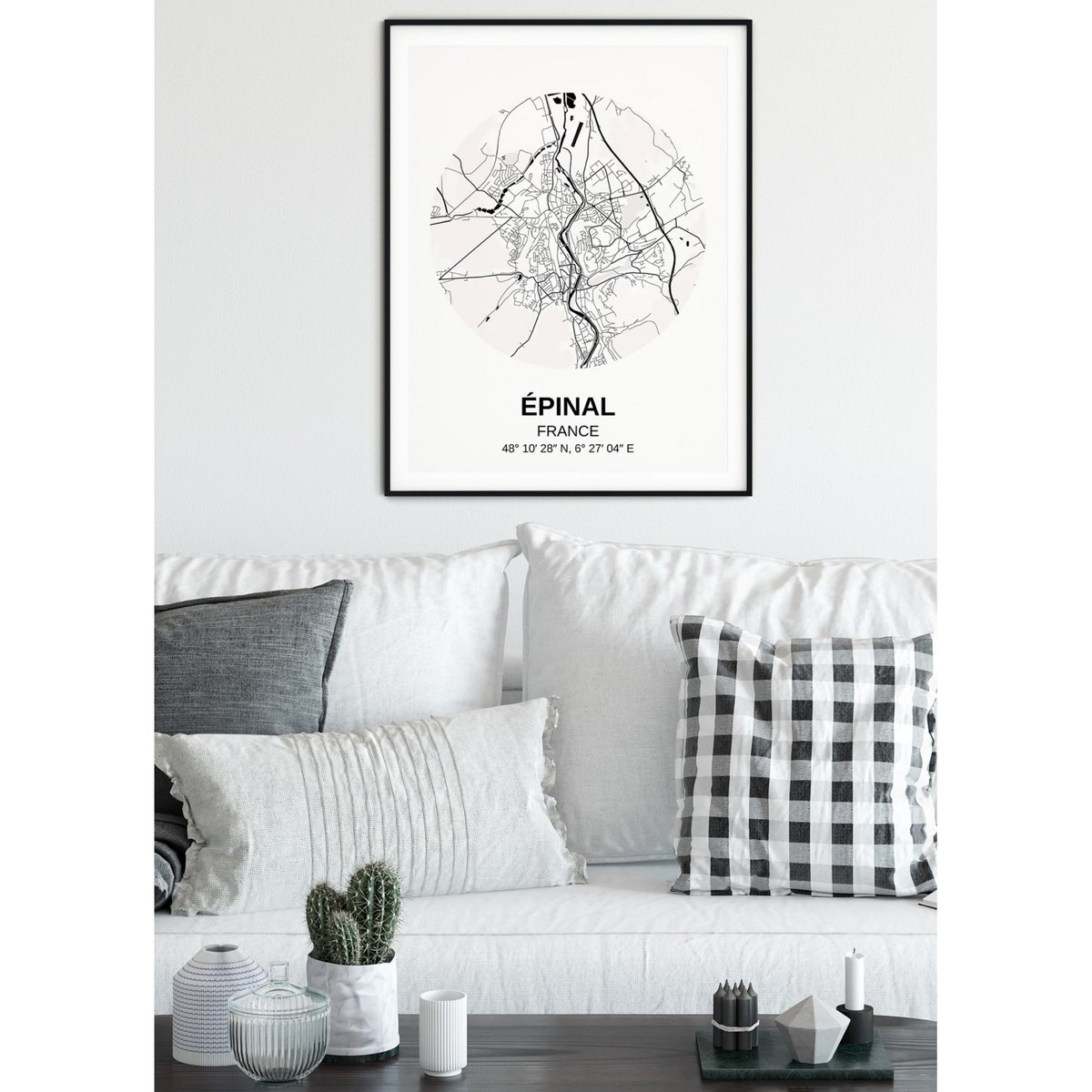 Affiche Carte Épinal blanc, L'AFFICHERIE