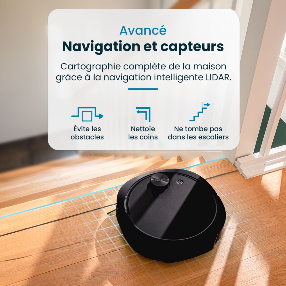 Robot Aspirateur Laveur All in one Z10 Plus couleur unique, EZICLEAN