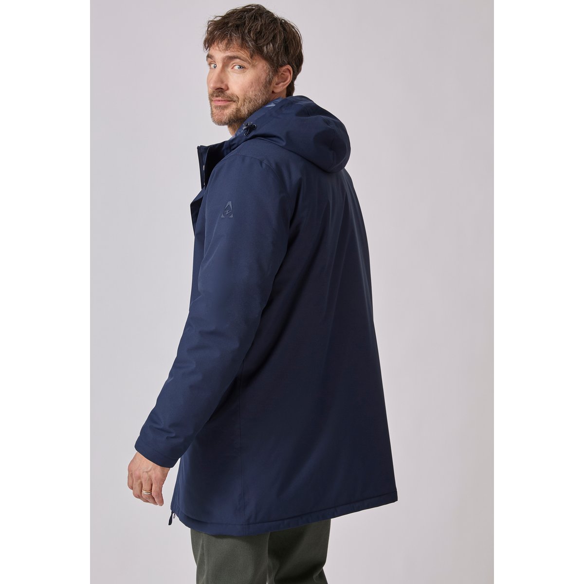 Parka RainProtect Thermolactyl bleu marine, DAMART