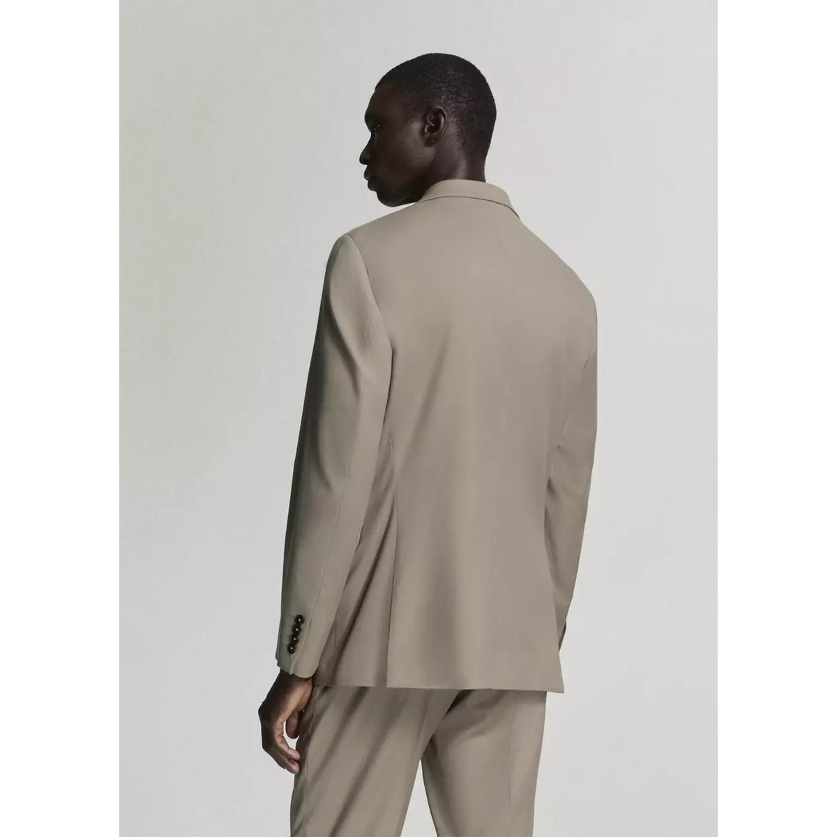 Veste costume Milán slim-fit gris vison, MANGO MAN