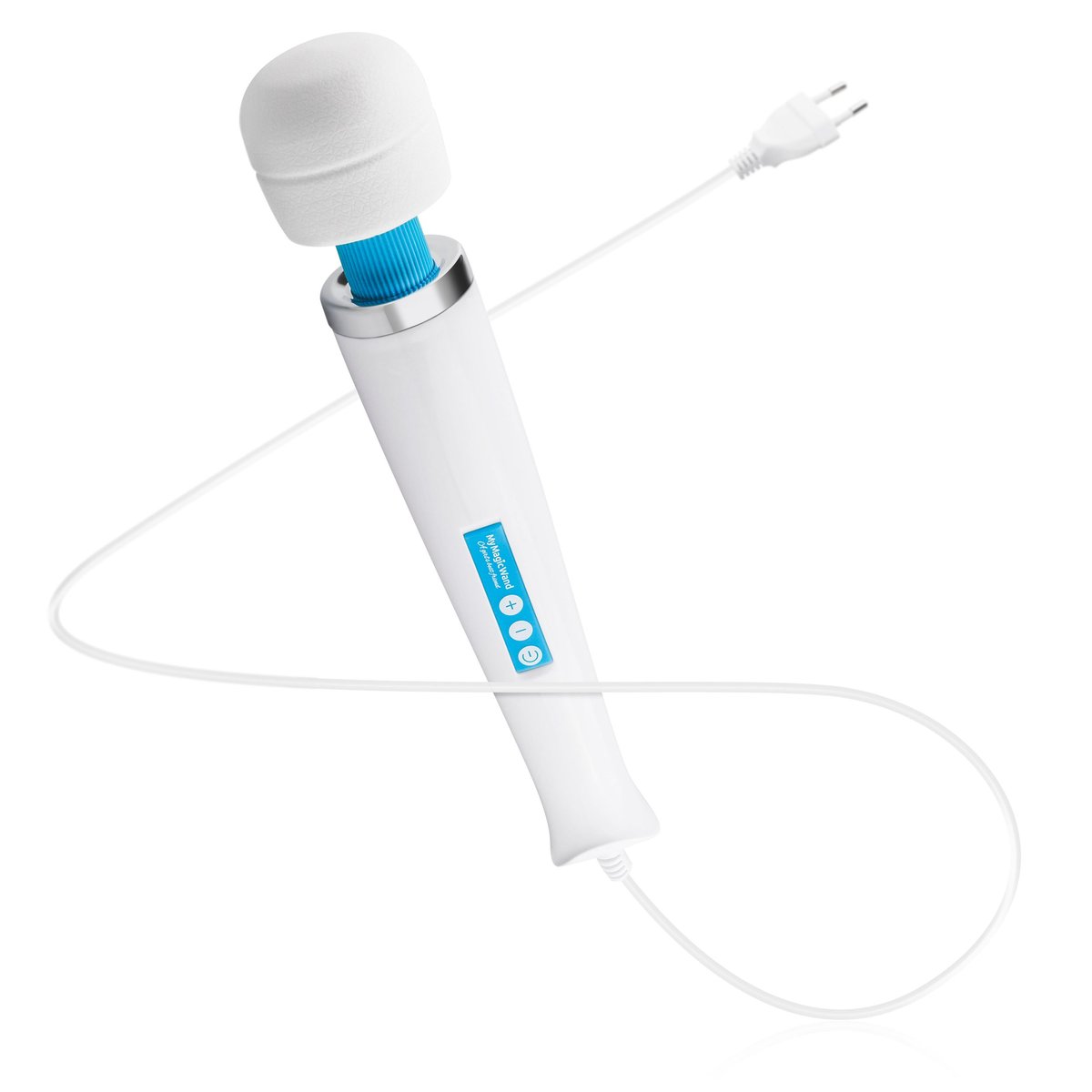 Masseur vibrant et stimulateur clitoridien bleu, MY MAGIC WAND