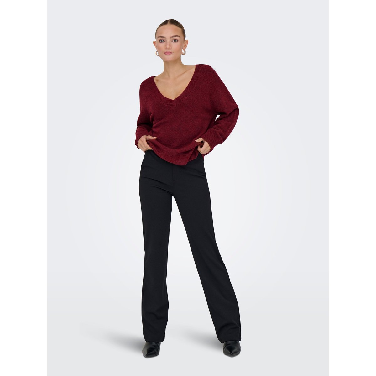 Pull En Maille cabernet, ONLY