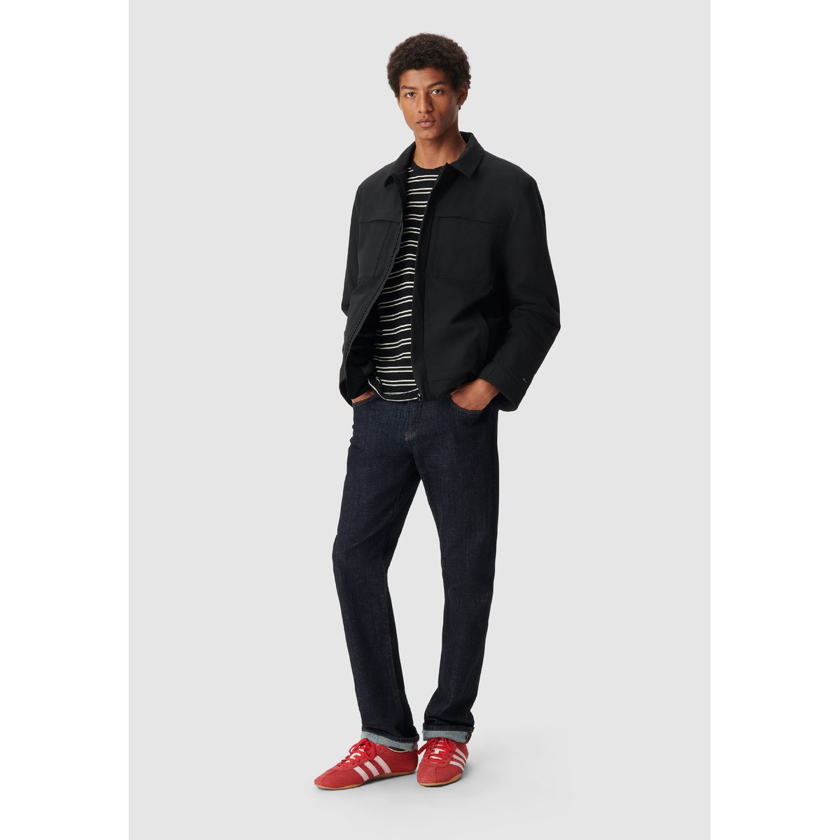 Blouson capuche amovible WATERPROOF noir, IKKS