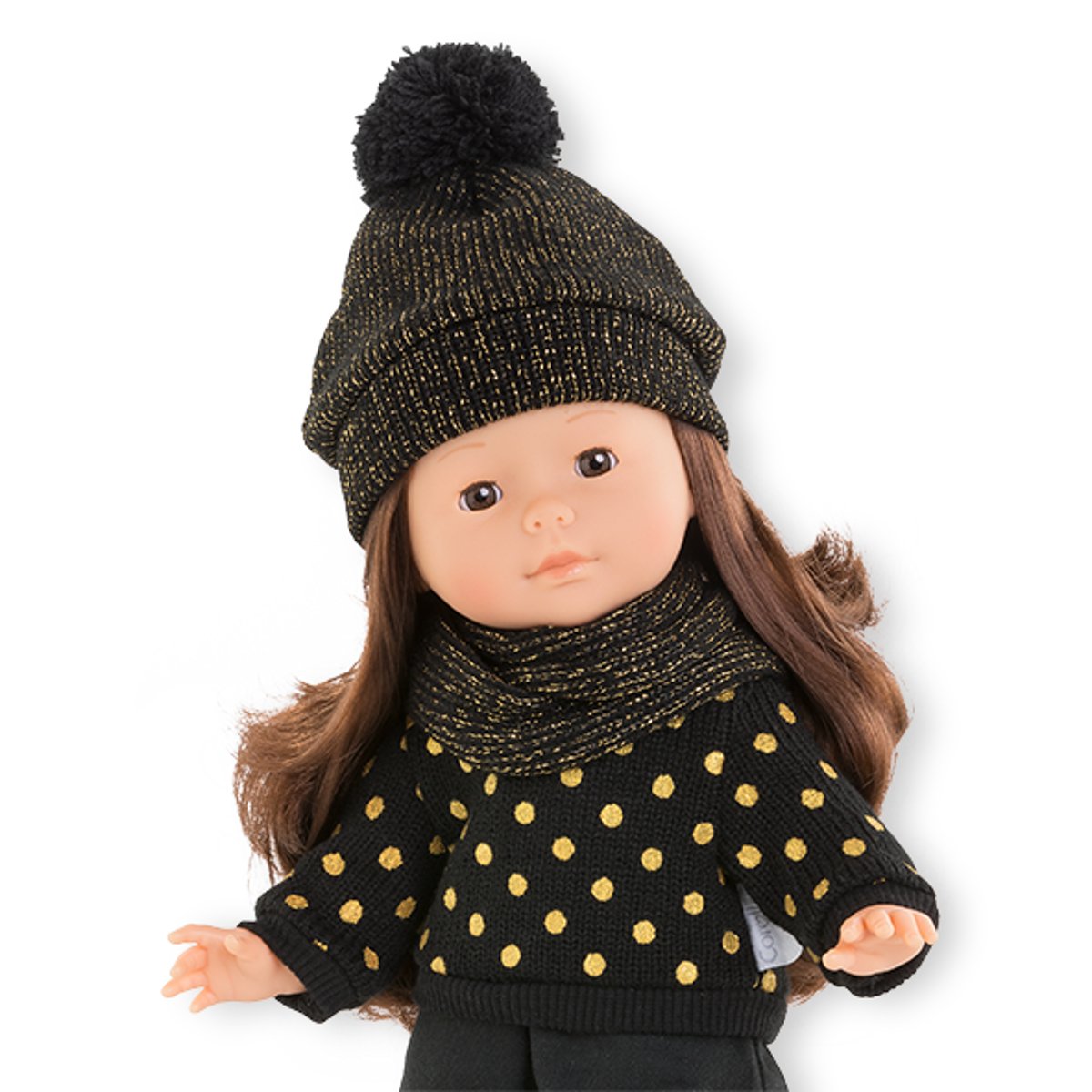 Bonnet et Snood Couture pour poupée ma Corolle couleur unique, COROLLE